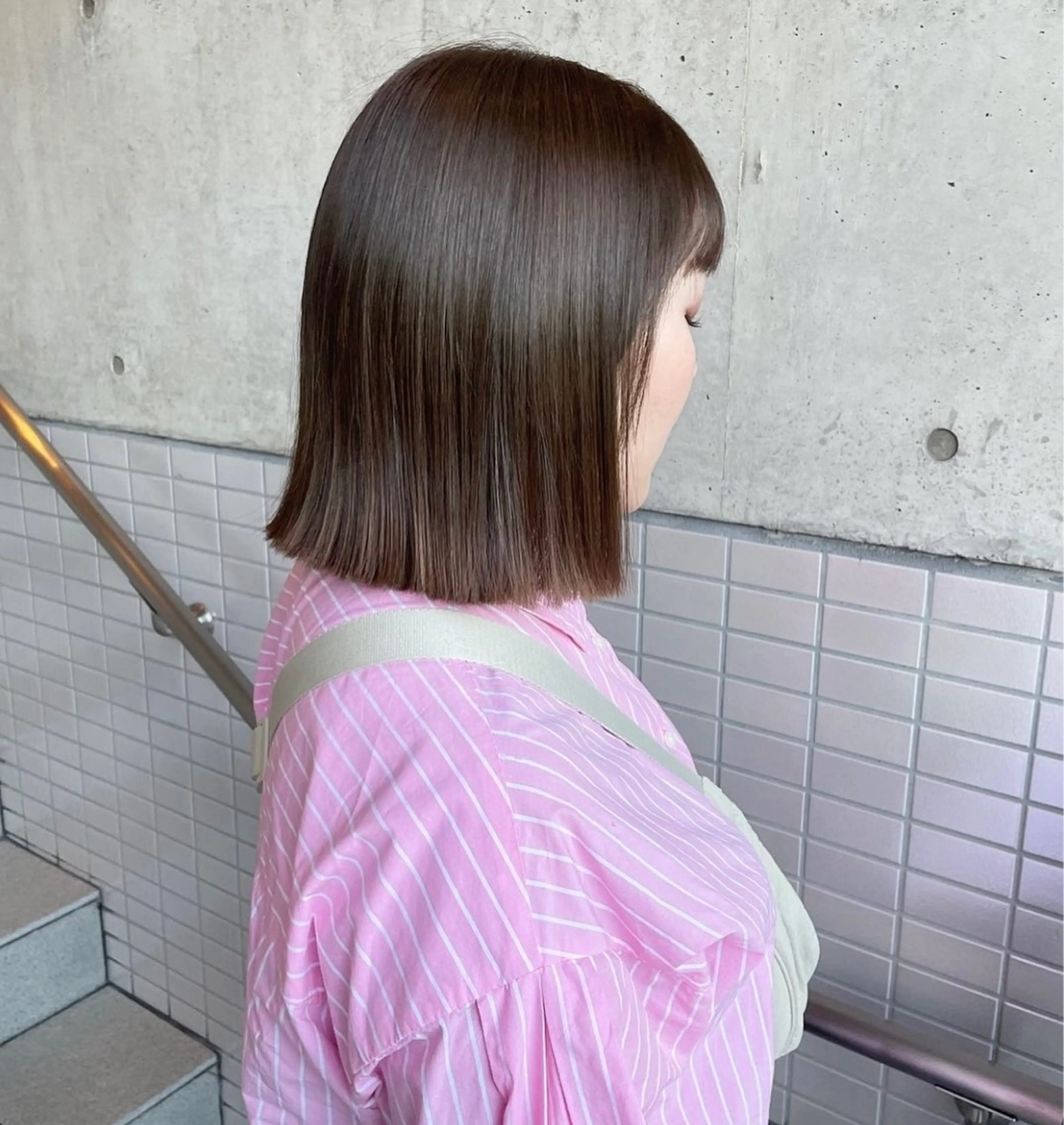 ミディアム カット レビジュヘア 京都/桂のヘアスタイル