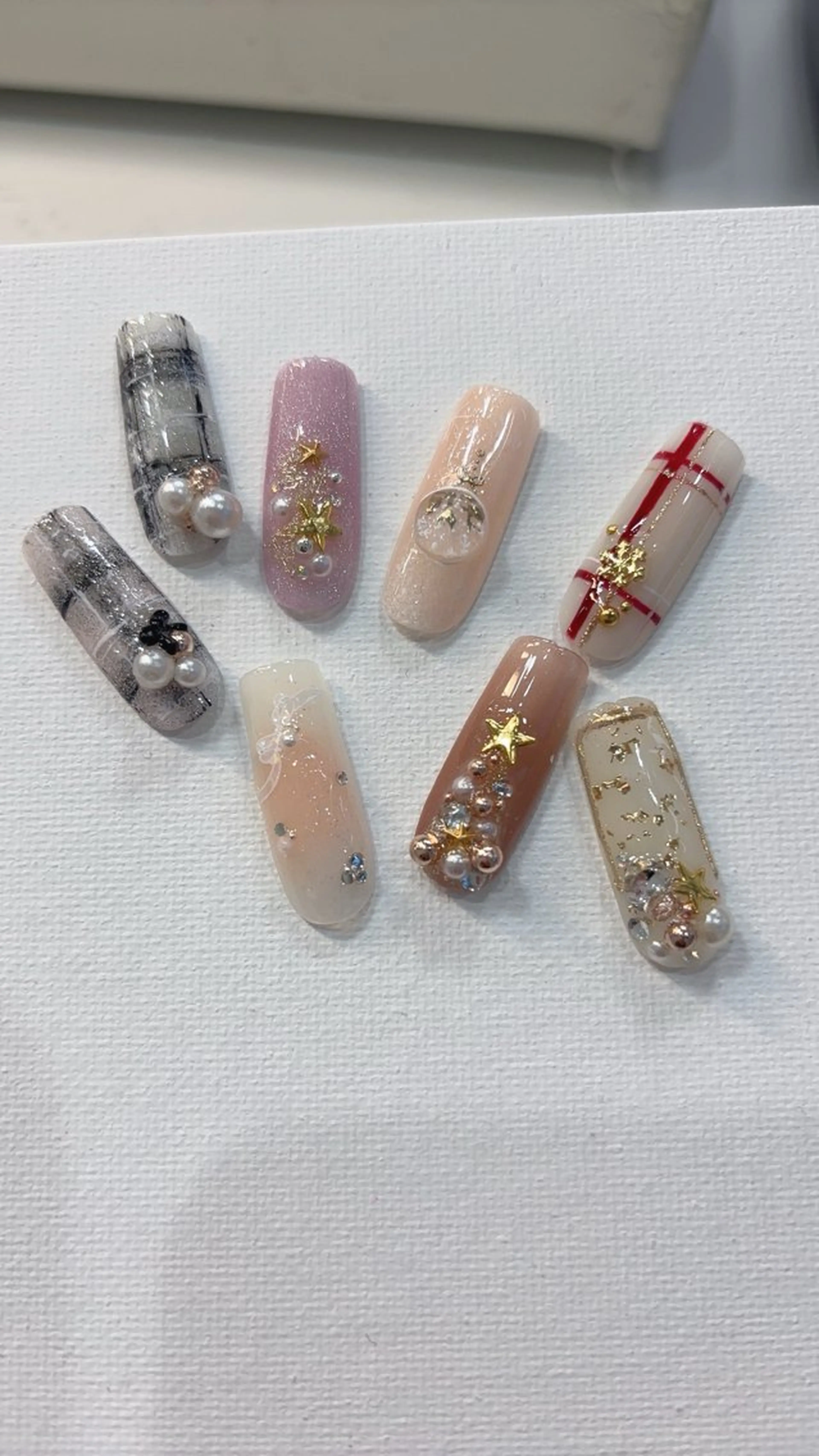 ネイル 冬ネイル クリスマス ハンドネイル wooone所属・鶴橋wooone nail.rieのネイルデザイン