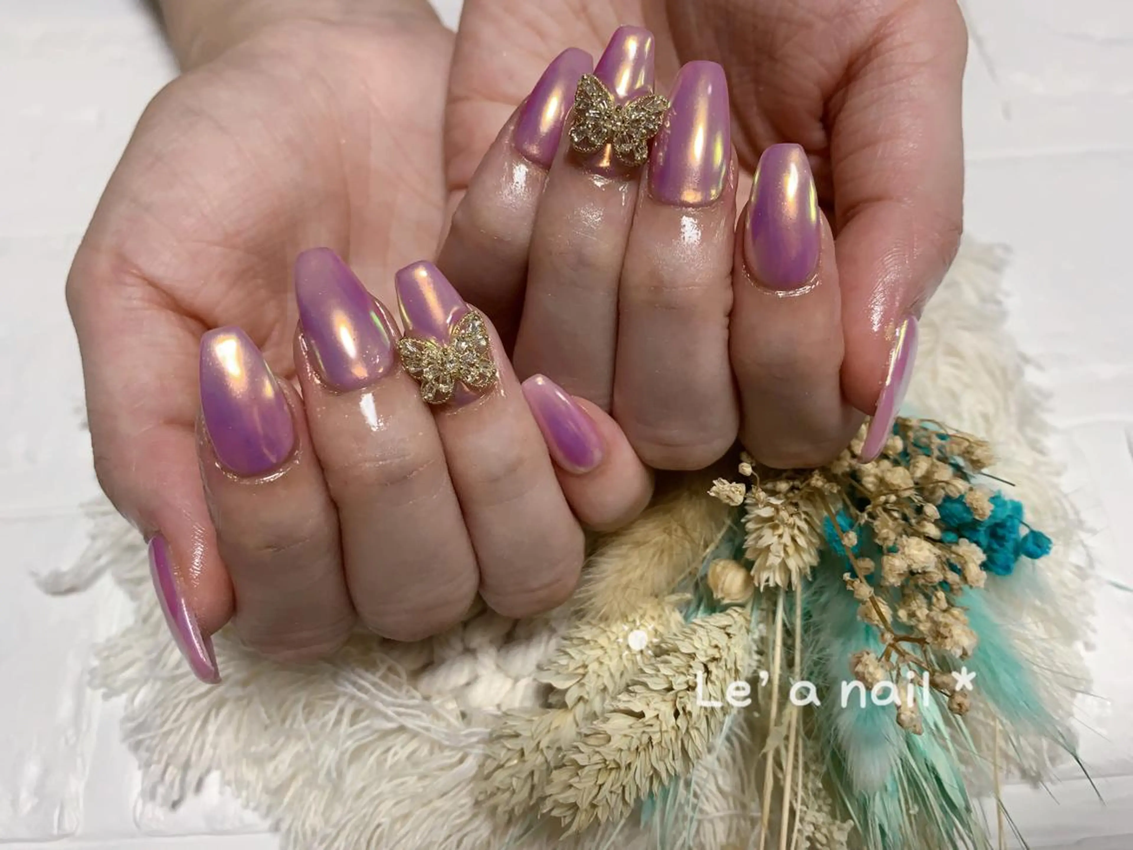 ショート カラー ネイル Le’a NailSalonのネイルデザイン