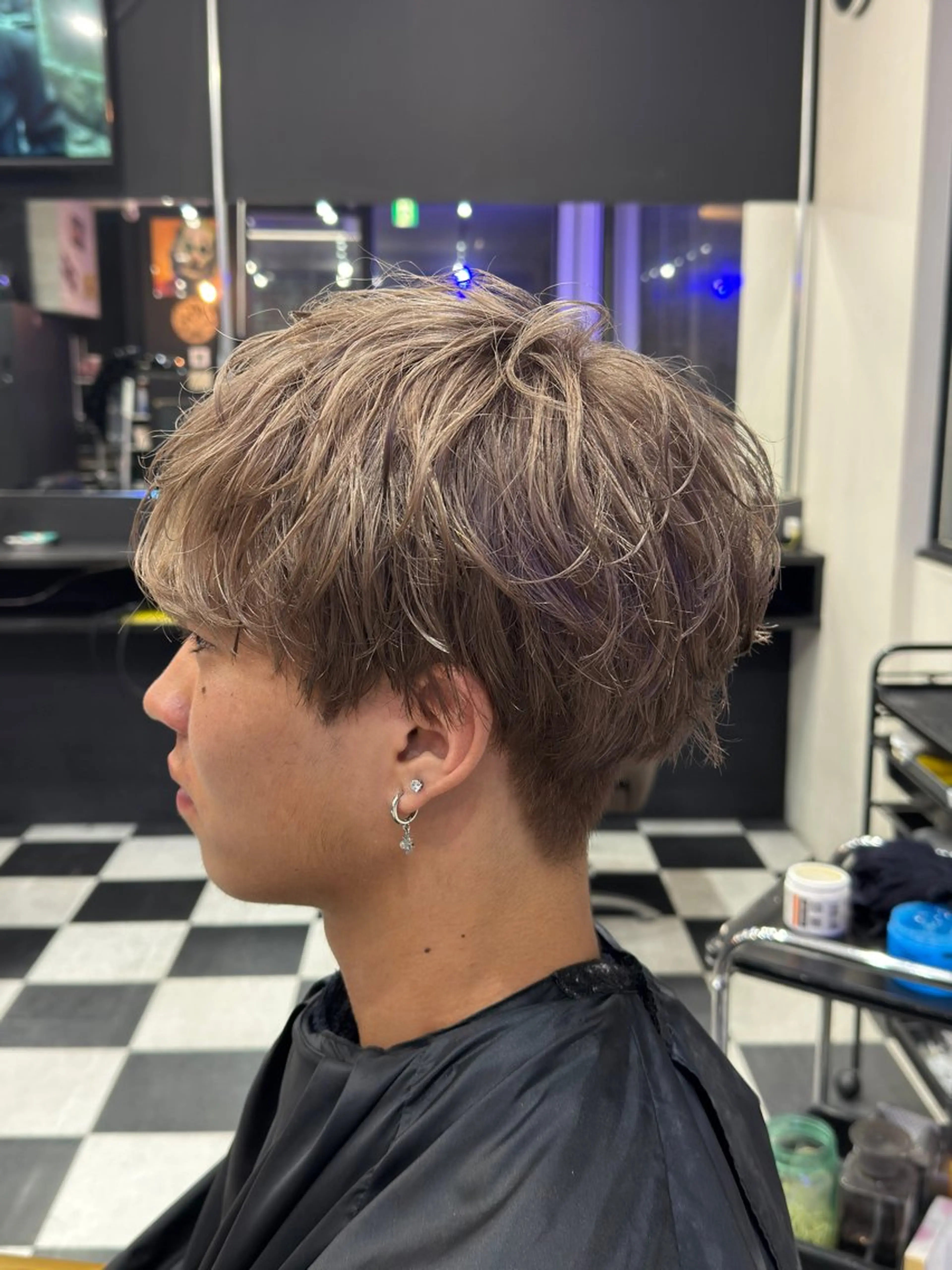 カラー メンズ ヘアカラー トリートメント 京都/伏見/メンズ/ 石田昂のヘアスタイル