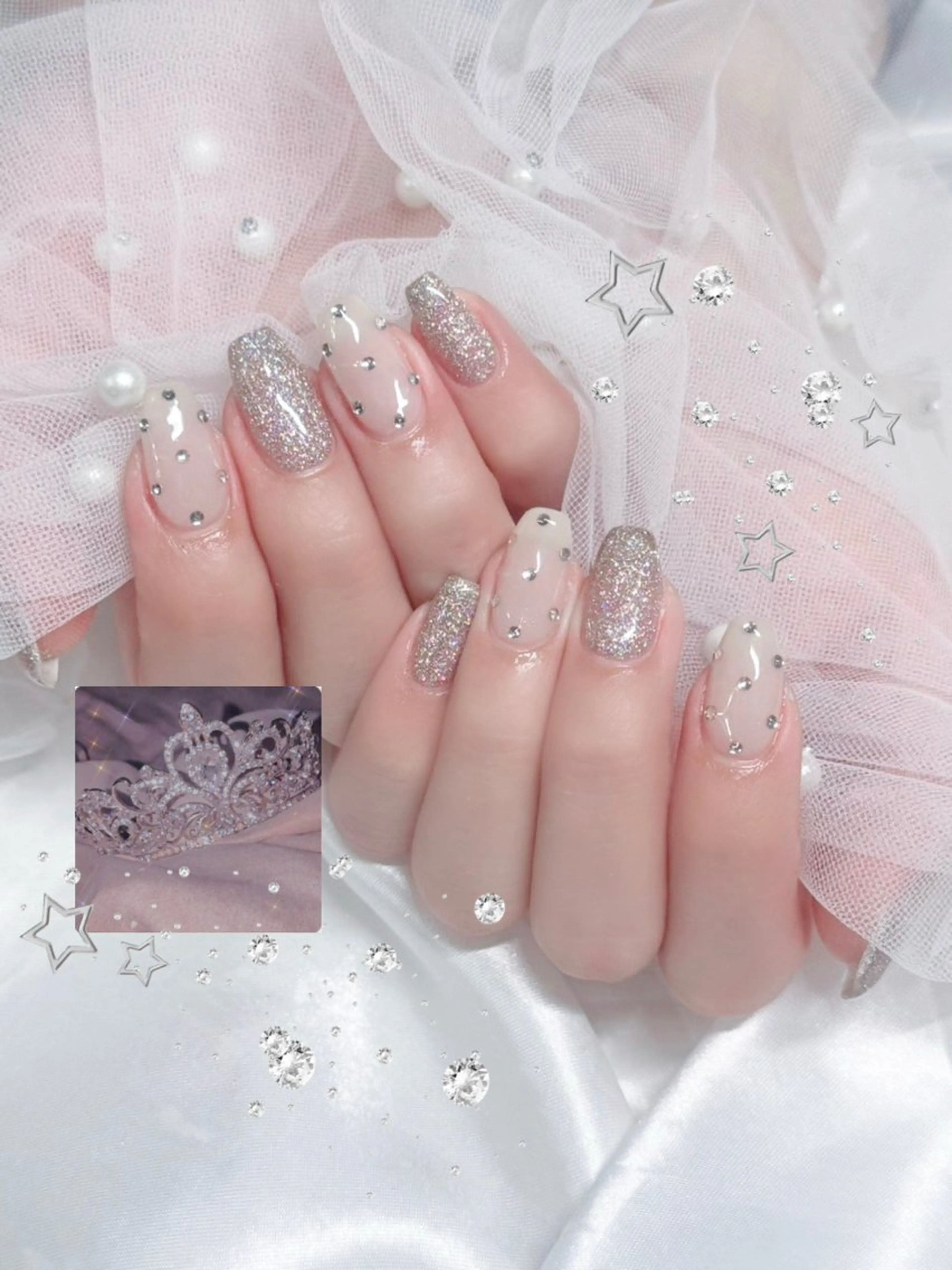 ネイル 持ち込み ハンドネイル ✩.*🎀 aoi🎀のネイルデザイン