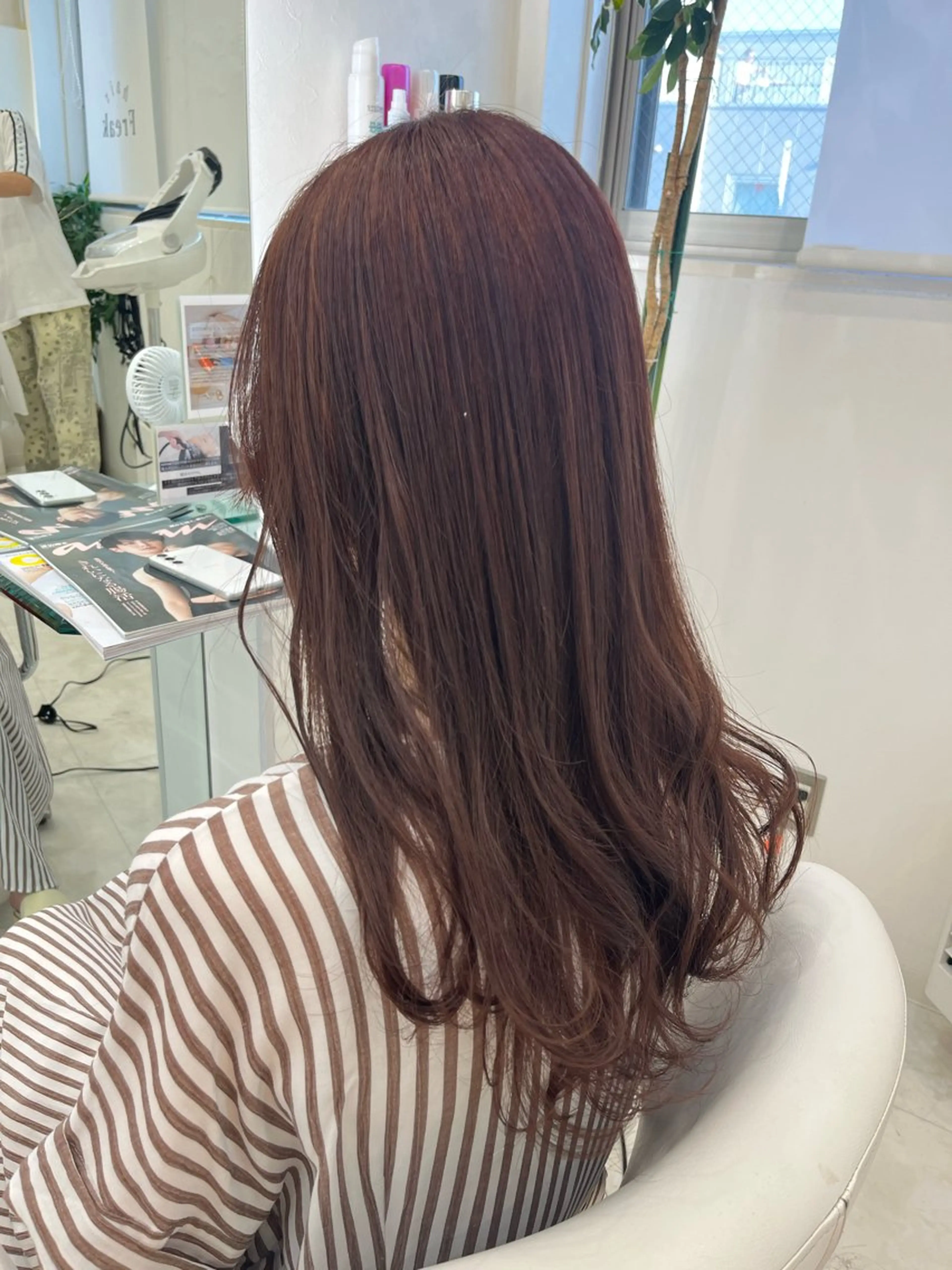 ロング カラー カット ヘアカラー トリートメント 山森 大地のヘアスタイル