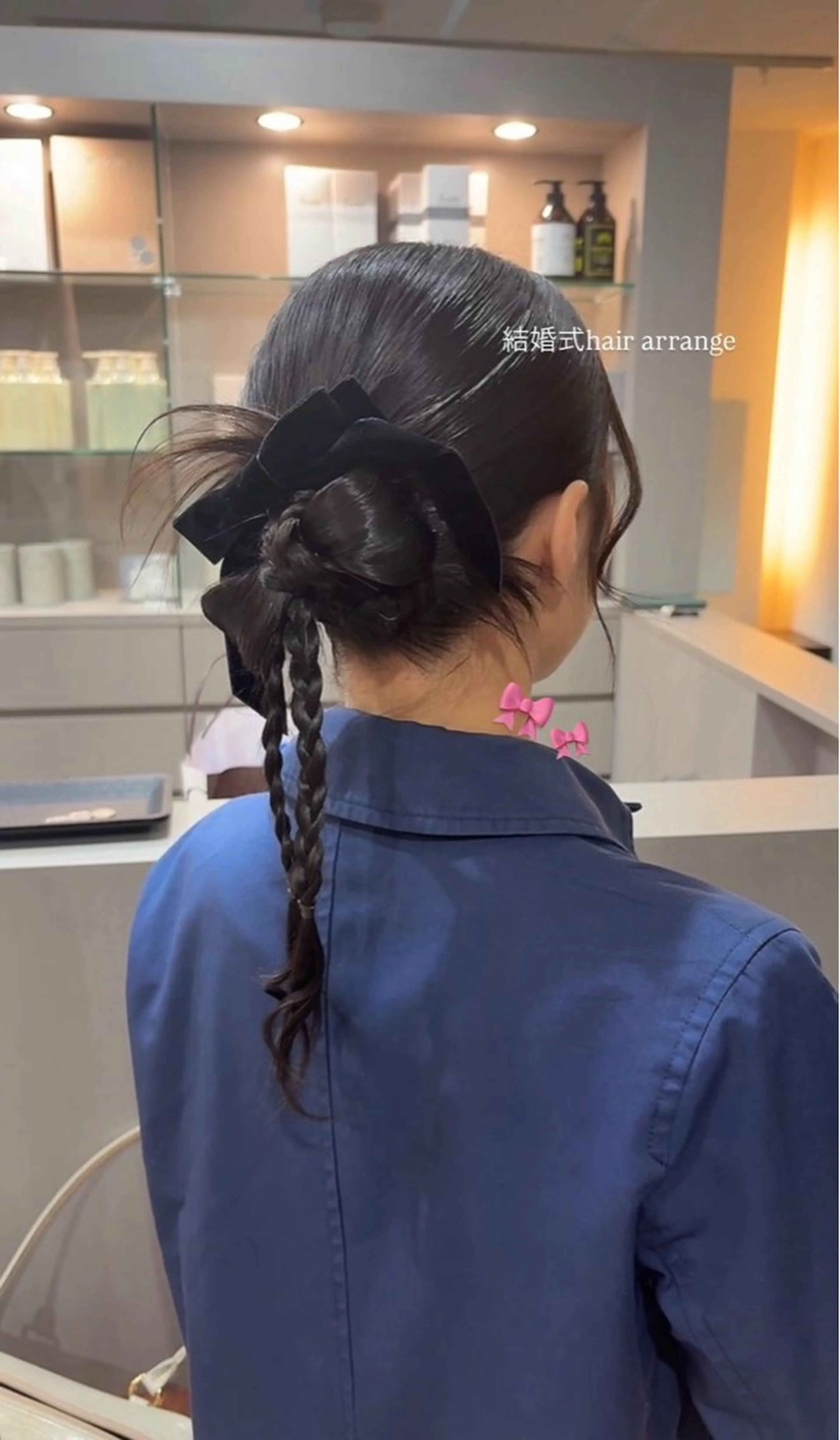 ミディアム ヘアセット 坂本奈都美 🎀のヘアスタイル