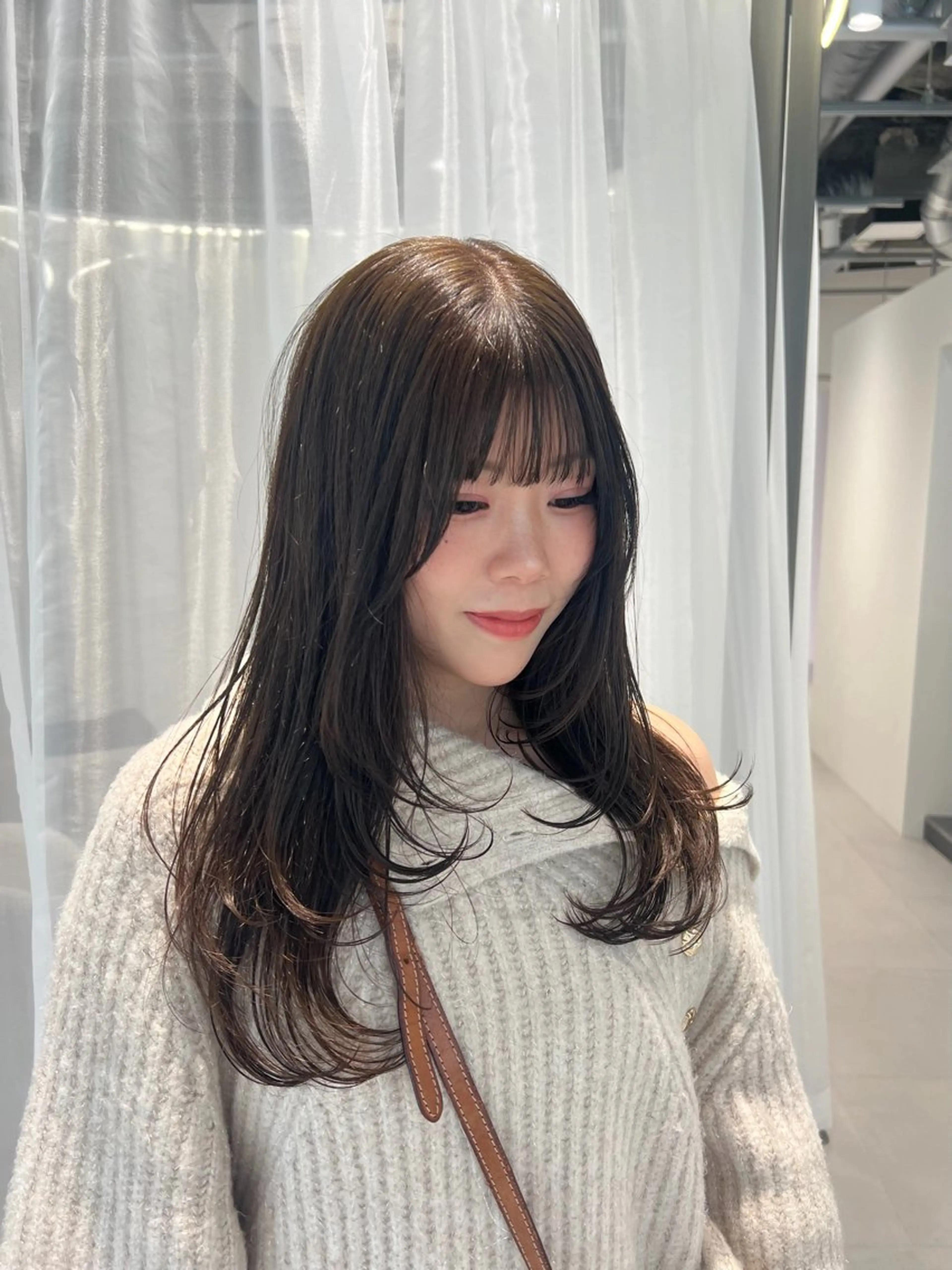 ロング カラー レイヤーカット カット ヘアカラー 似合わせ/レイヤー 💟SAEのヘアスタイル