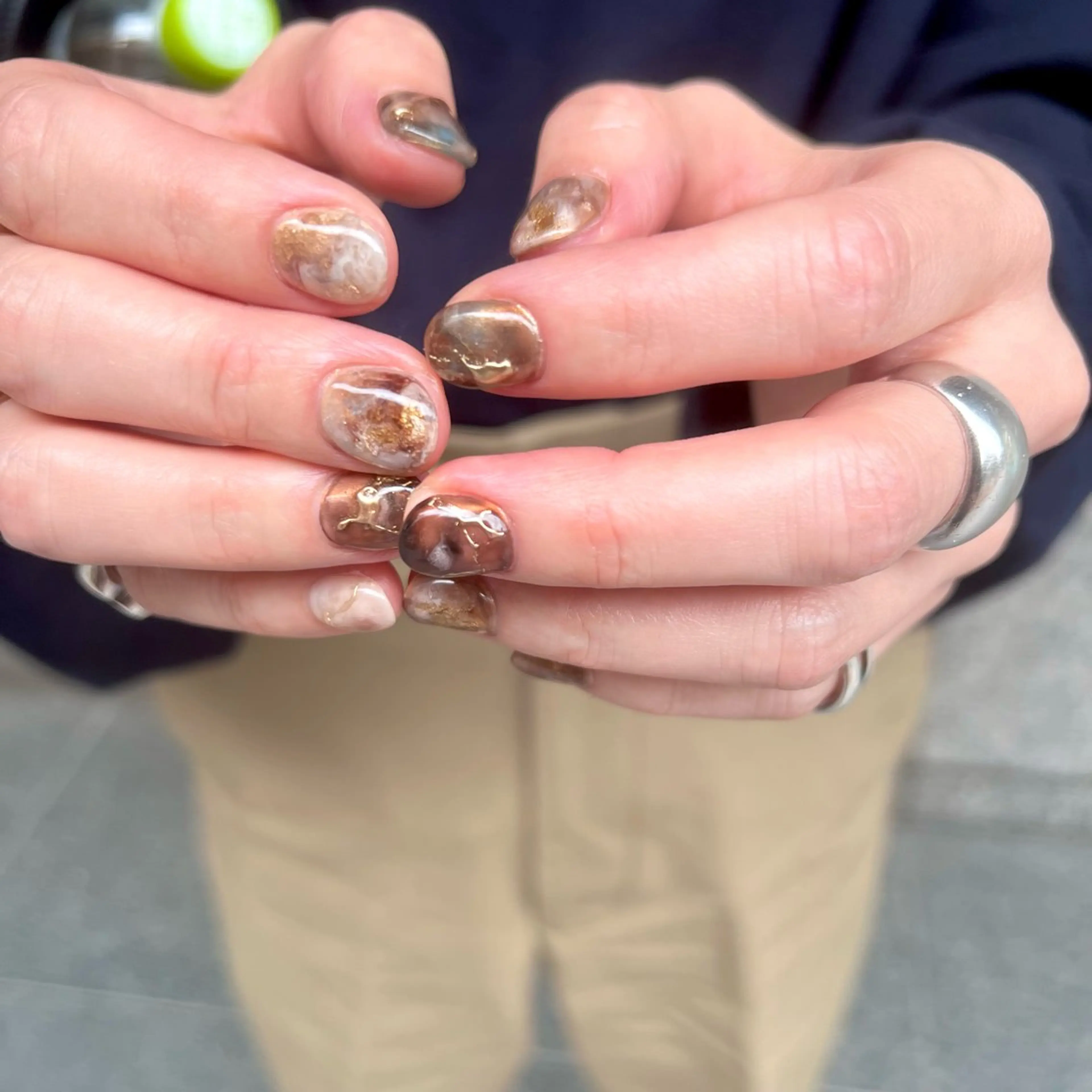 ネイル ハンドネイル 🧁🥕 asukaのネイルデザイン