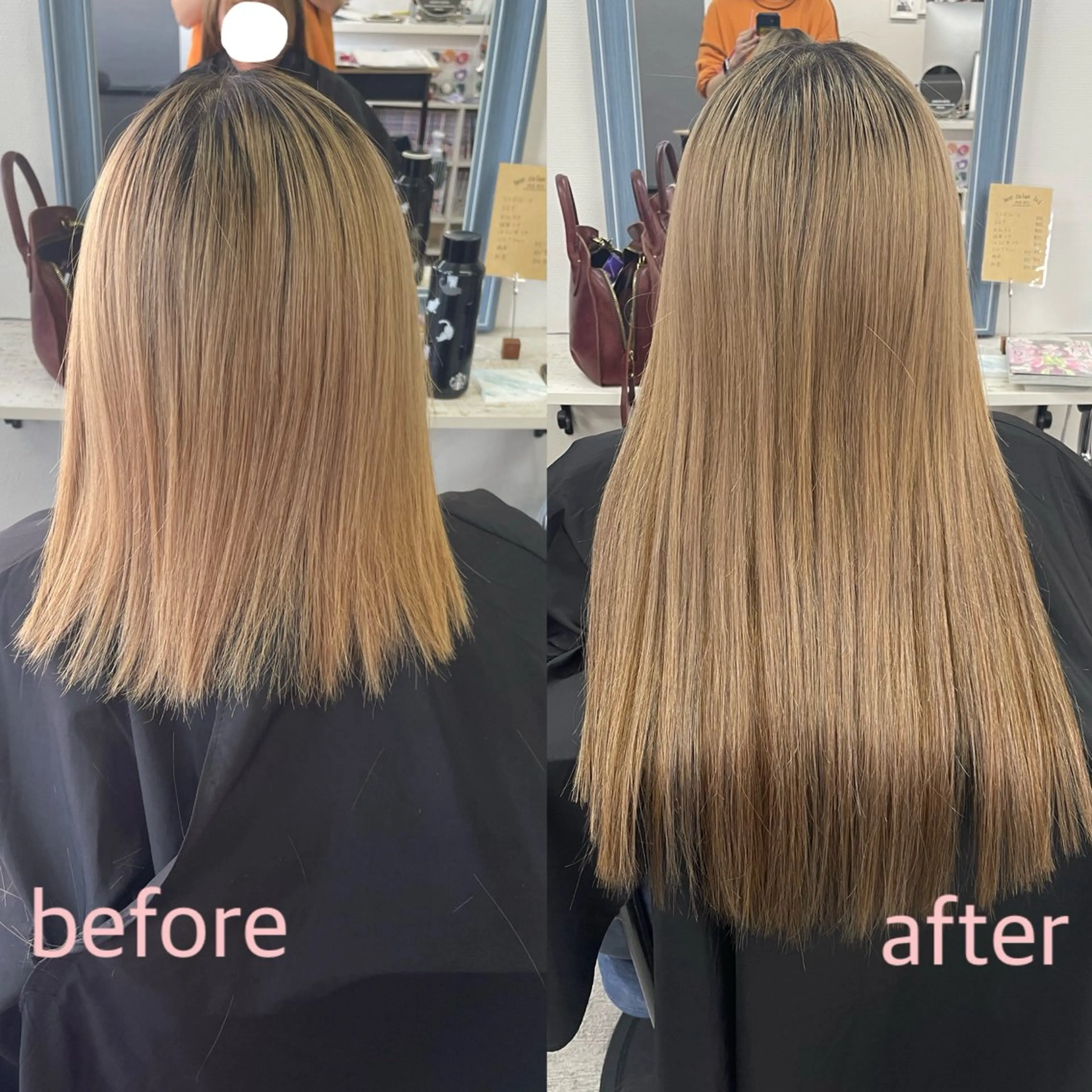 プルエクステ ダイヤモンド毛質 80~100本 ￥31000~37400の写真