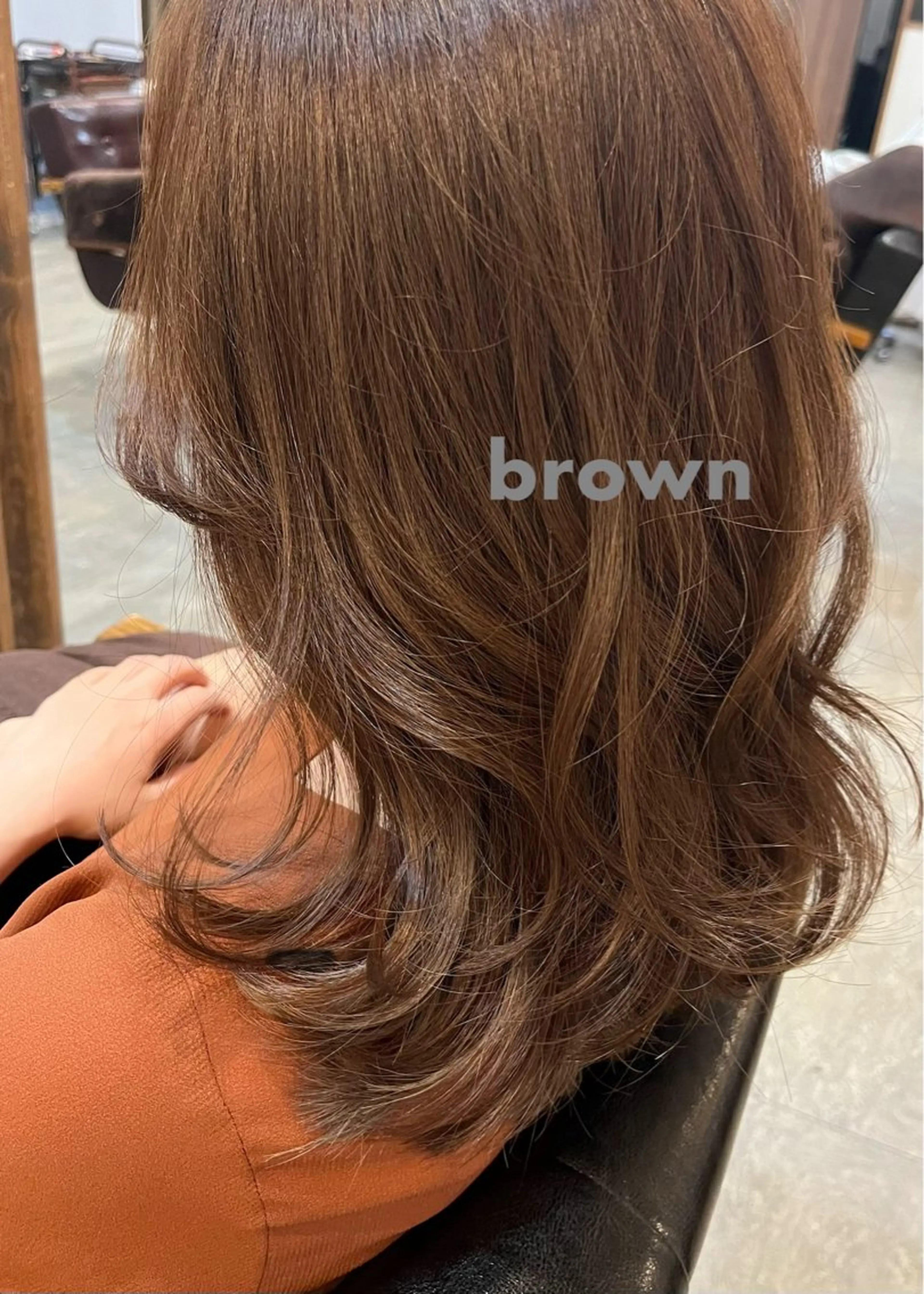 セミロング カラー ブラウンカラー くすみカラー/ボブ ♡ madocaのヘアスタイル