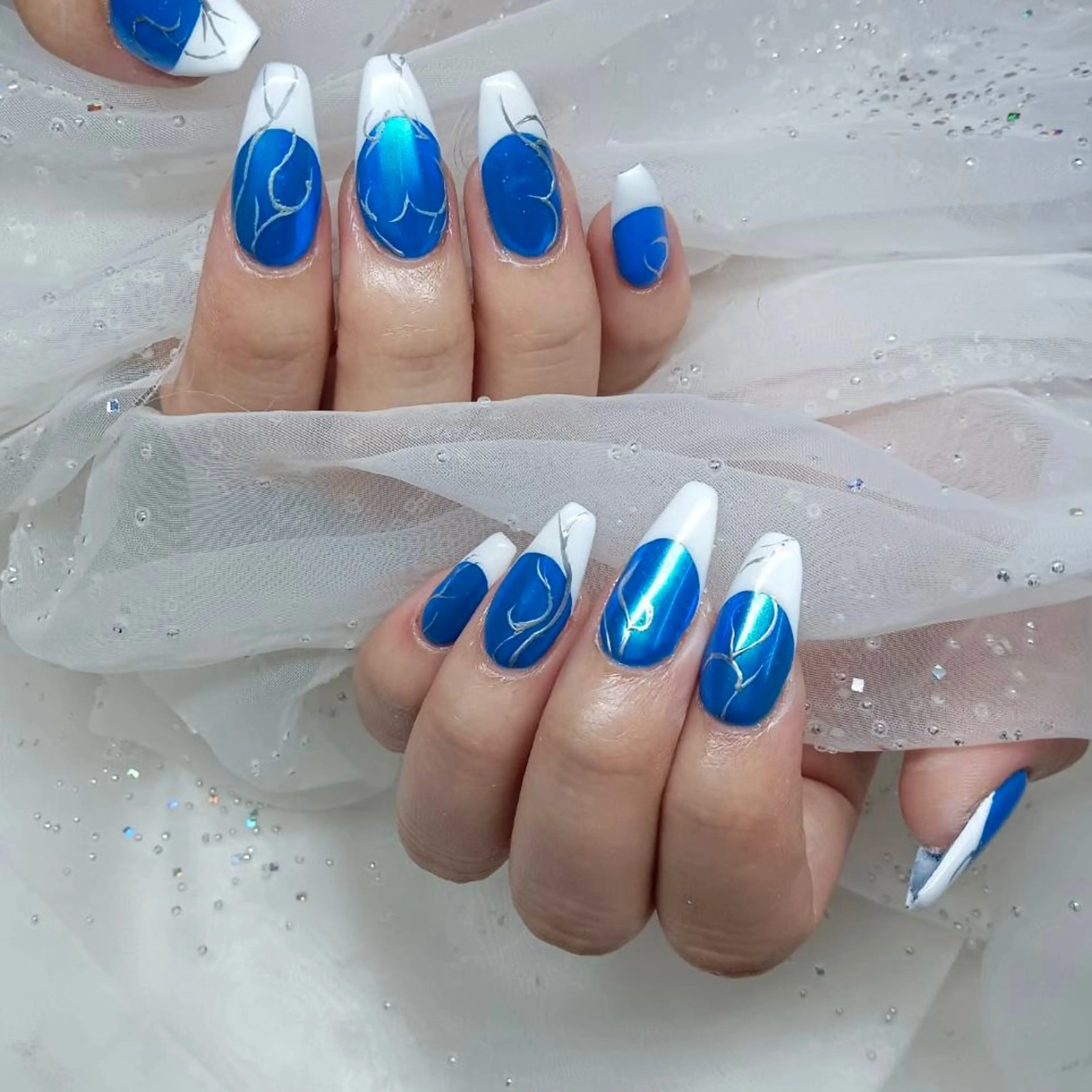 ご新規さま限定　アートつけ放題🧡スカルプネイル(オフ代込)の写真