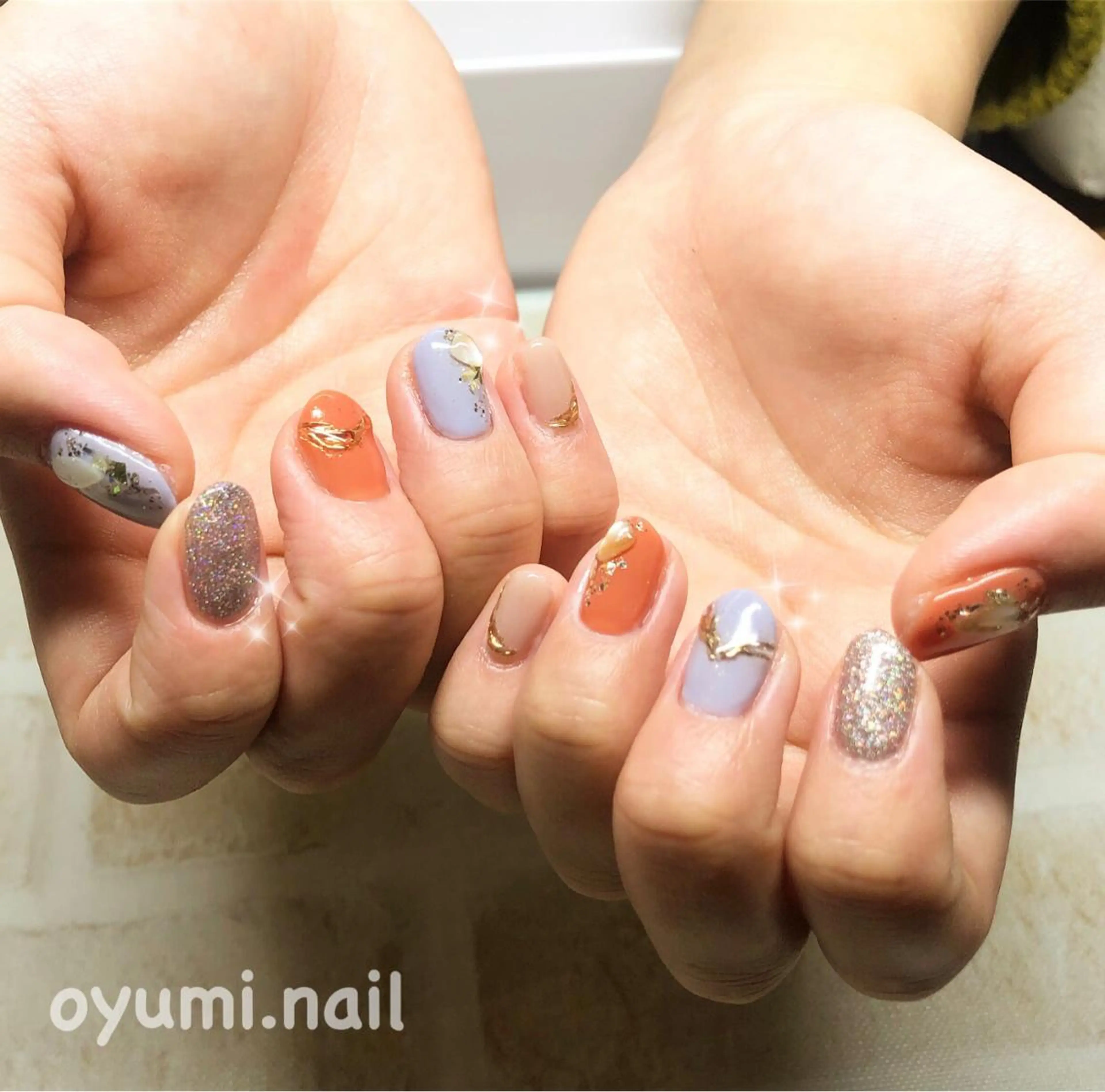 ネイル 成人式 ハンドネイル takanashi yumiのネイルデザイン