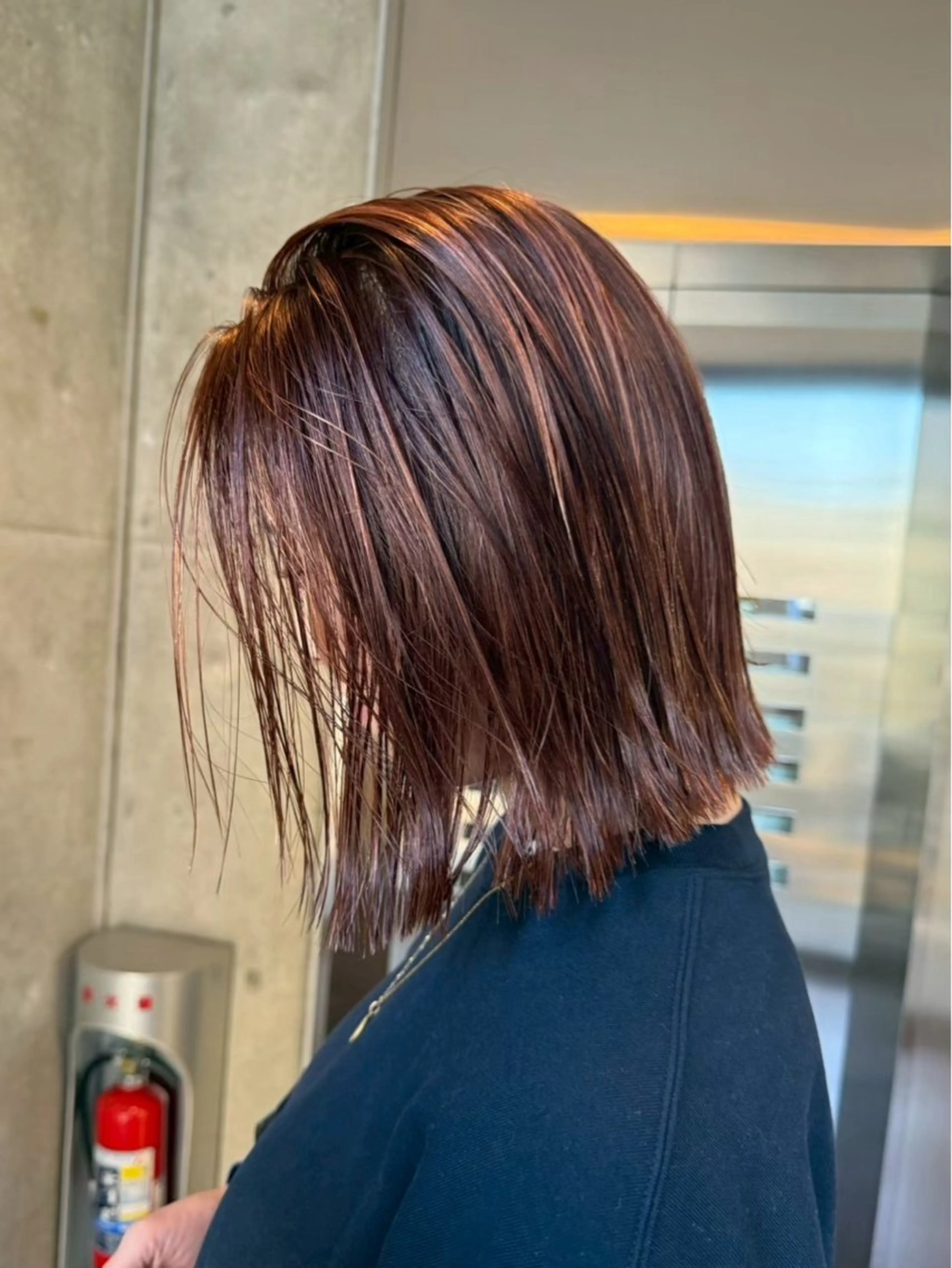 ミディアム ヘアカラー 🩰✨ワンカラー nanako✨🩰のヘアスタイル