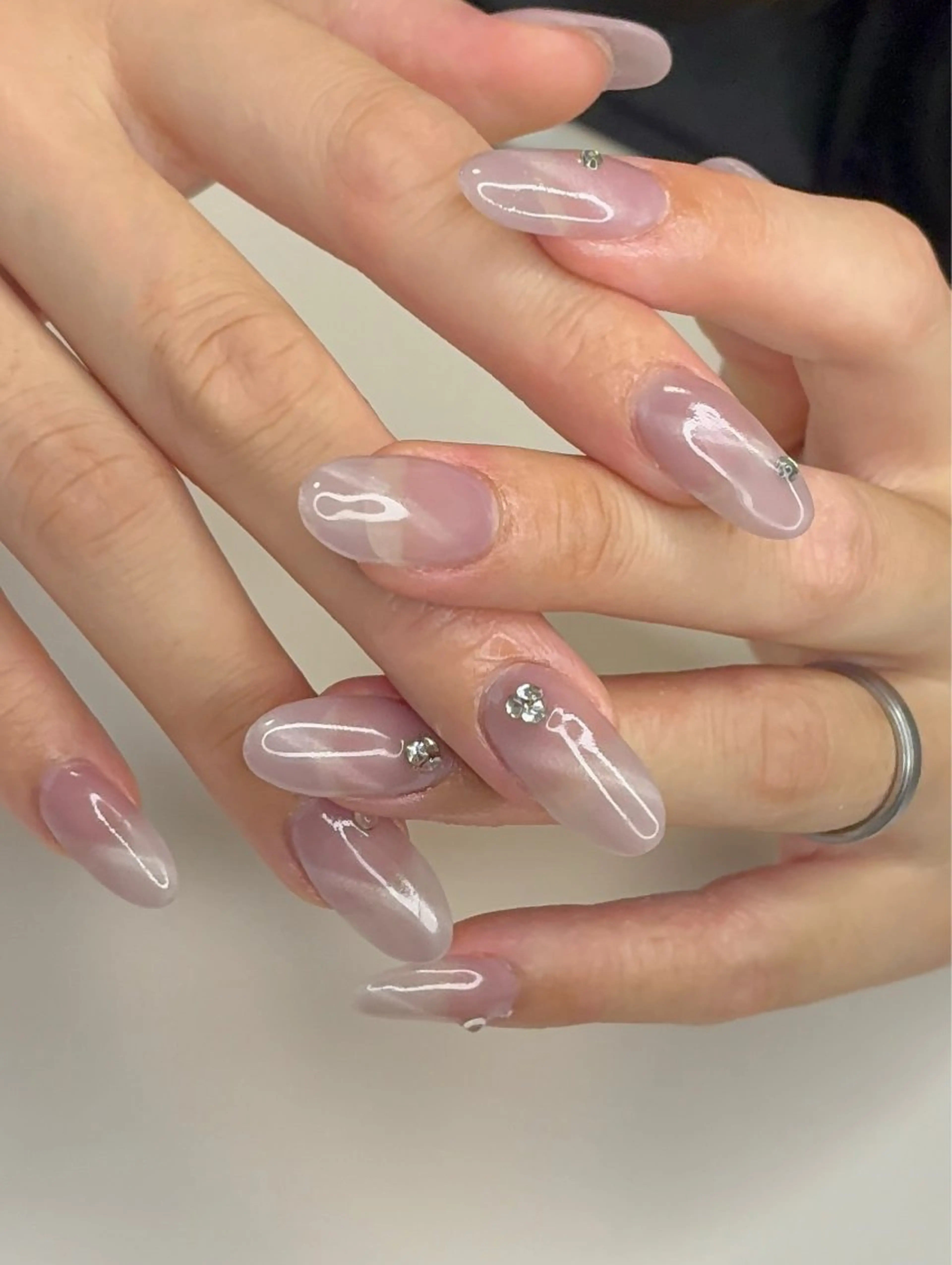 ネイル ハンドネイル nu.sheer honoのネイルデザイン