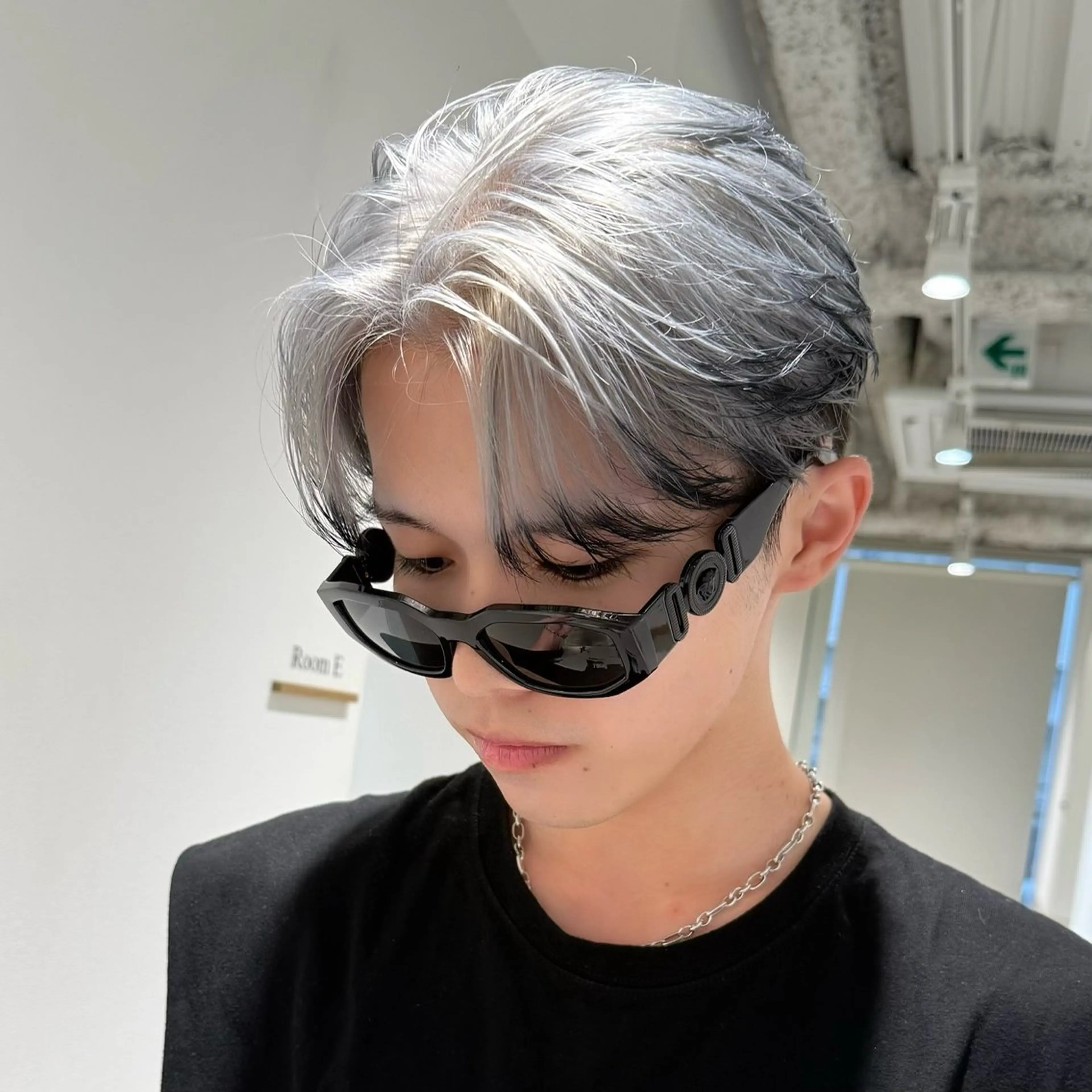 ショート カラー ヘアアレンジ メンズ メンズ韓国風 韓国風ヘア カット ヘアカラー クボリョウ 吉祥寺/韓国ヘアのヘアスタイル