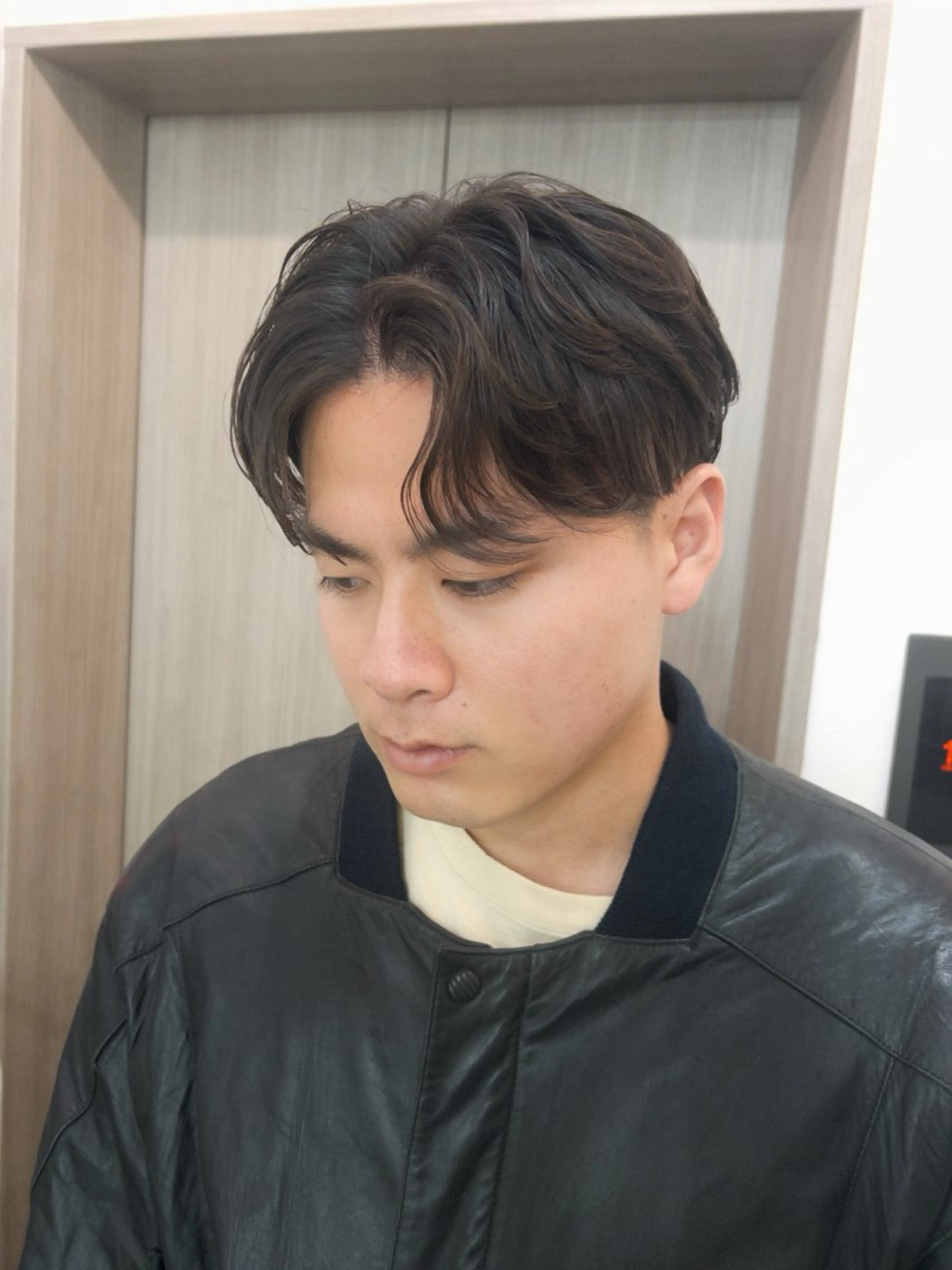 メンズ カット パーマ tiel 小山莉々のヘアスタイル