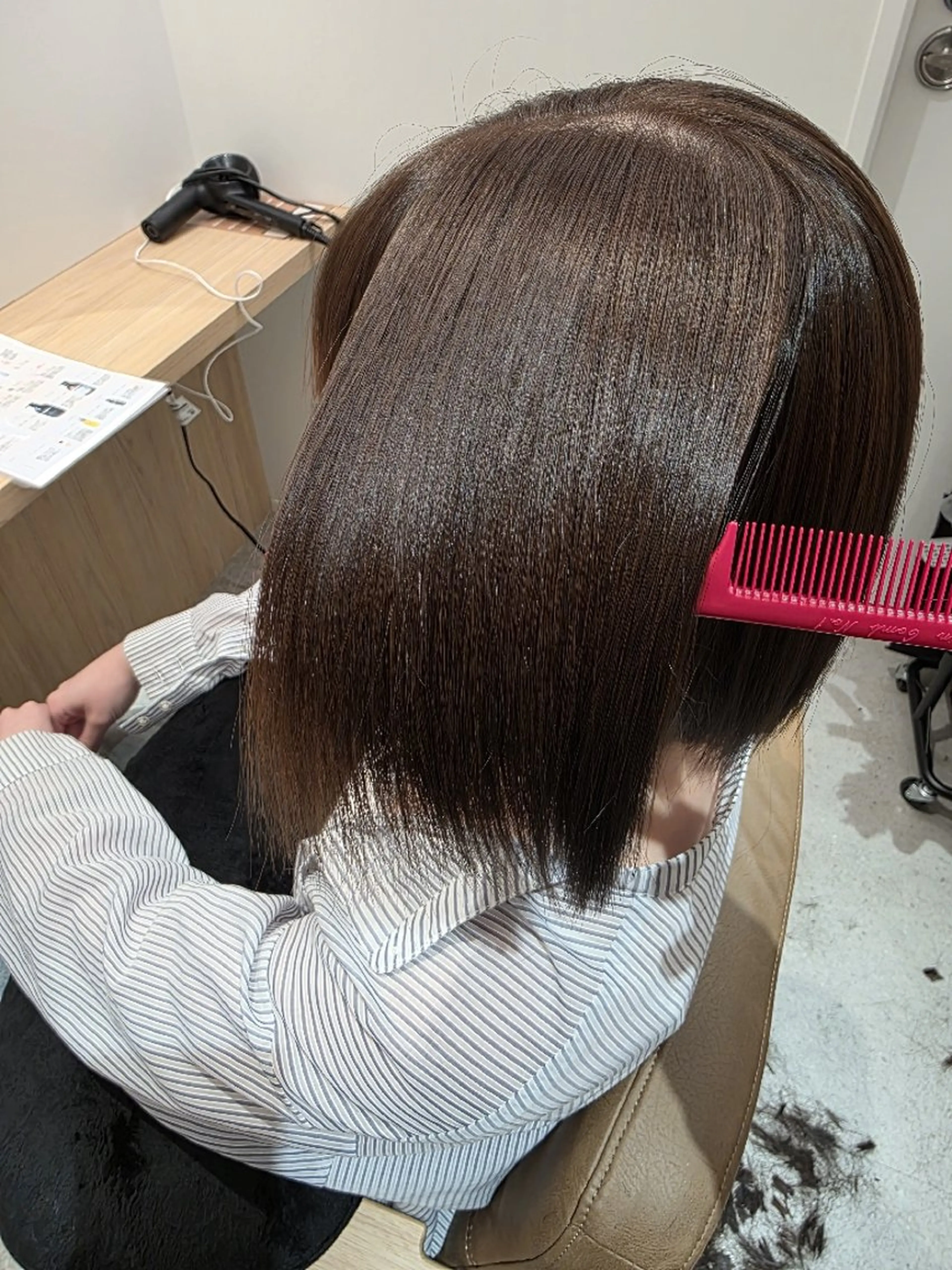 💠サラ艶を目指す方へ💠ヒアルロン酸カラー+髪質改善TR¥19,800→¥15,840の写真