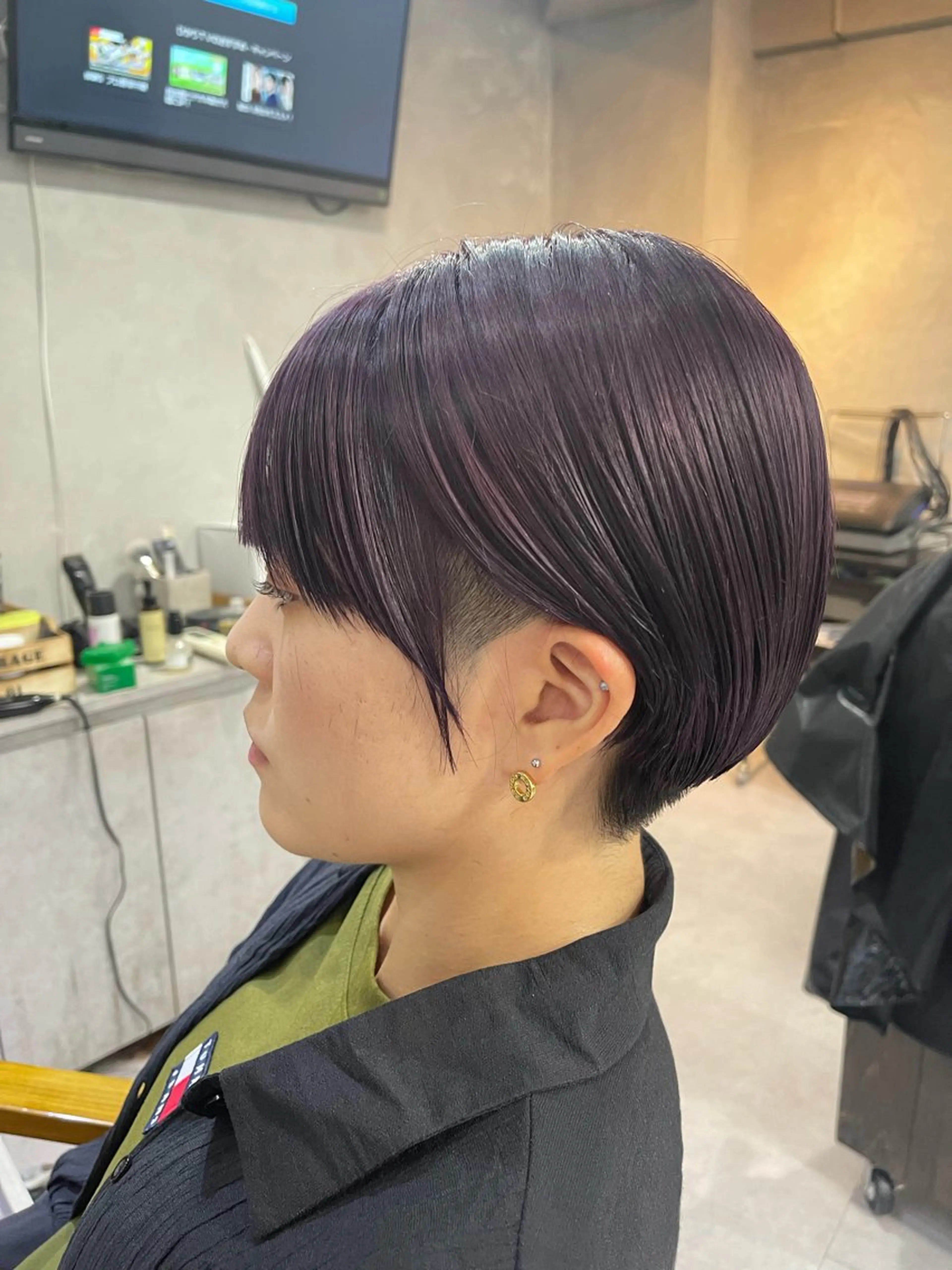 ショート lena🎀 透明感カラー/韓国風のヘアスタイル