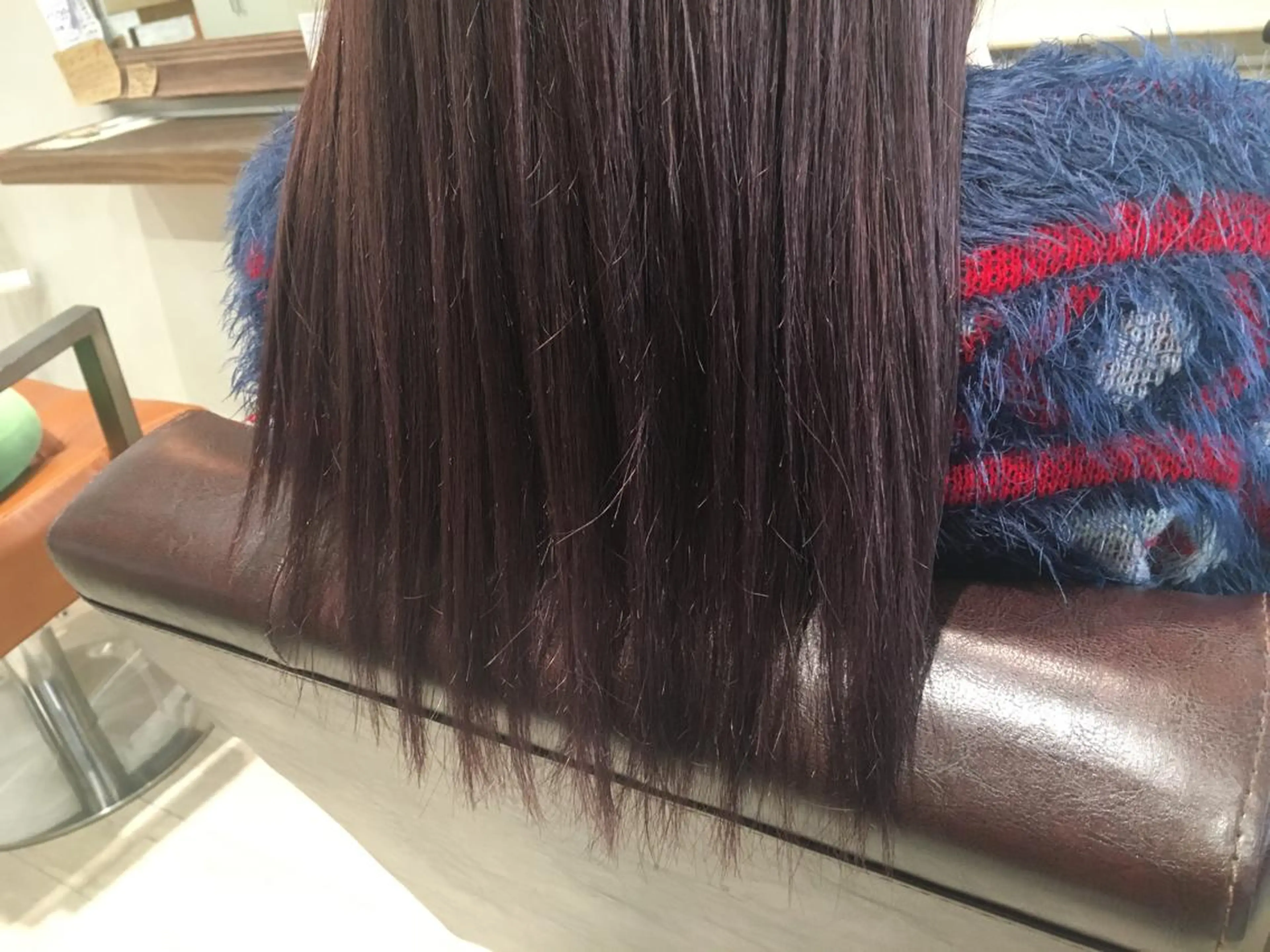 ロング カラー 縮毛矯正 トリートメント nakahara madokaのヘアスタイル