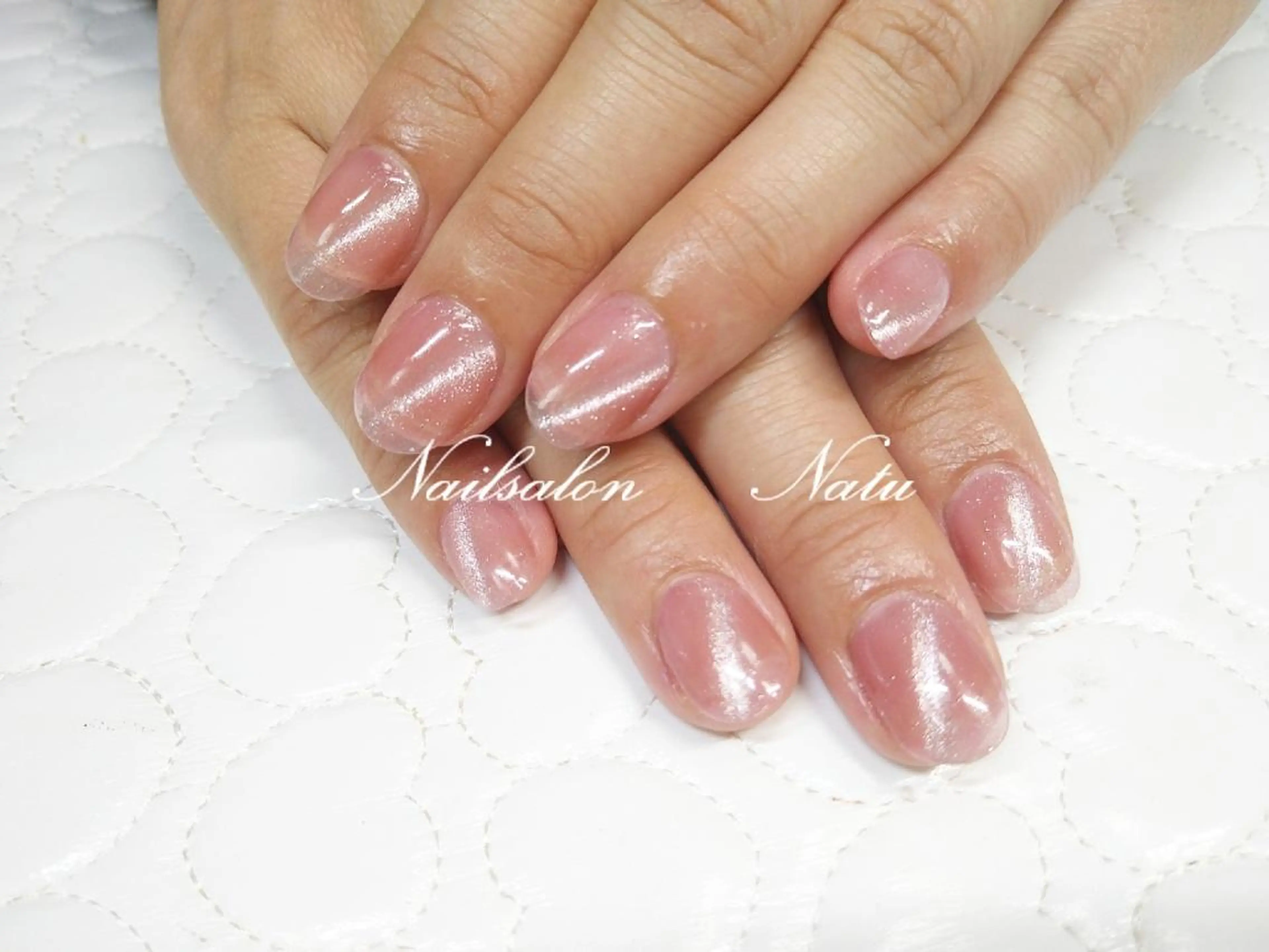 ネイル 長さ出し マグネットネイル ショートネイル nailsalon　 Natuのネイルデザイン