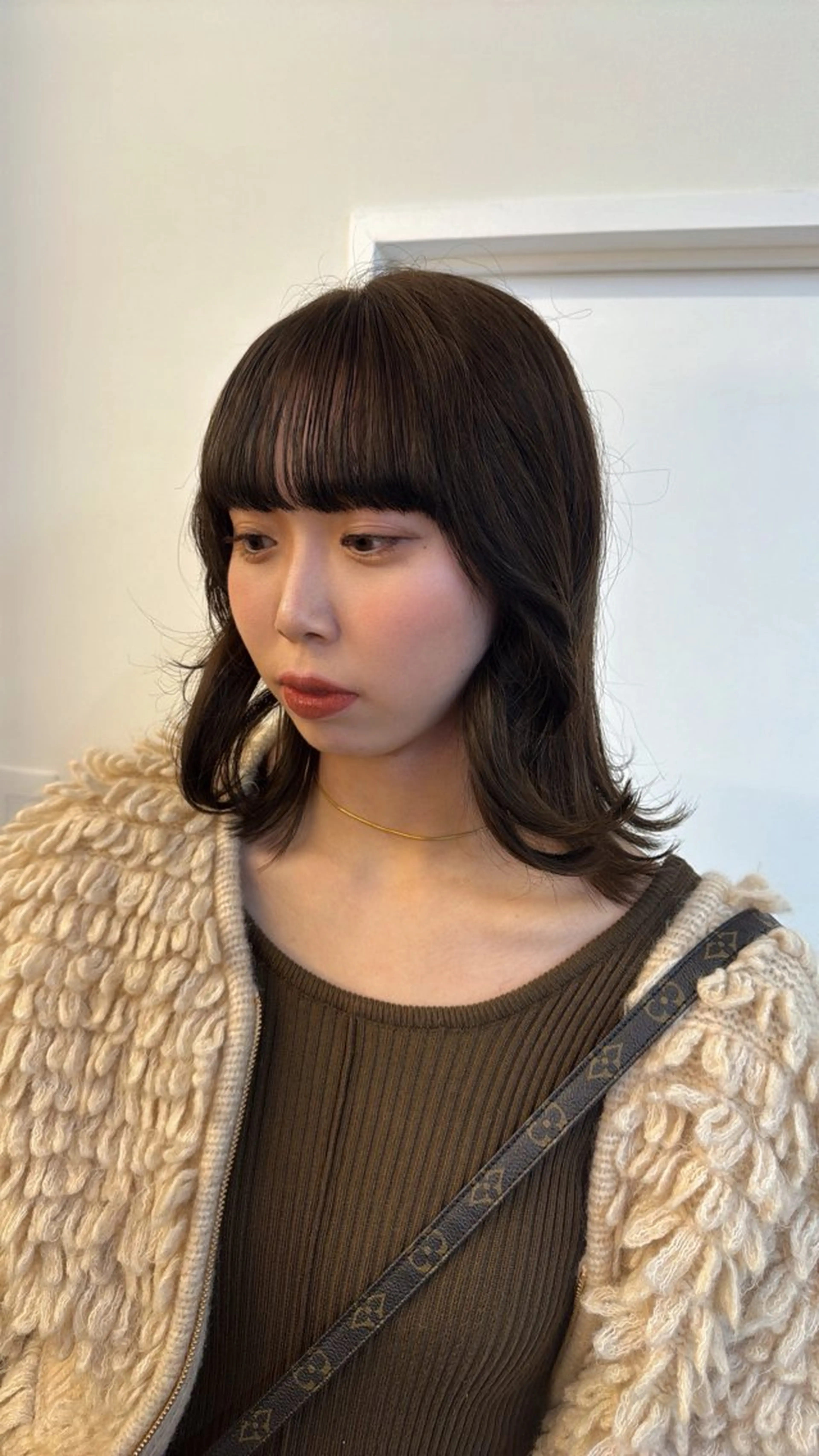 カラー カット ヘアカラー トリートメント yuzu /韓国ヘア / 透明感カラー🎀のヘアスタイル