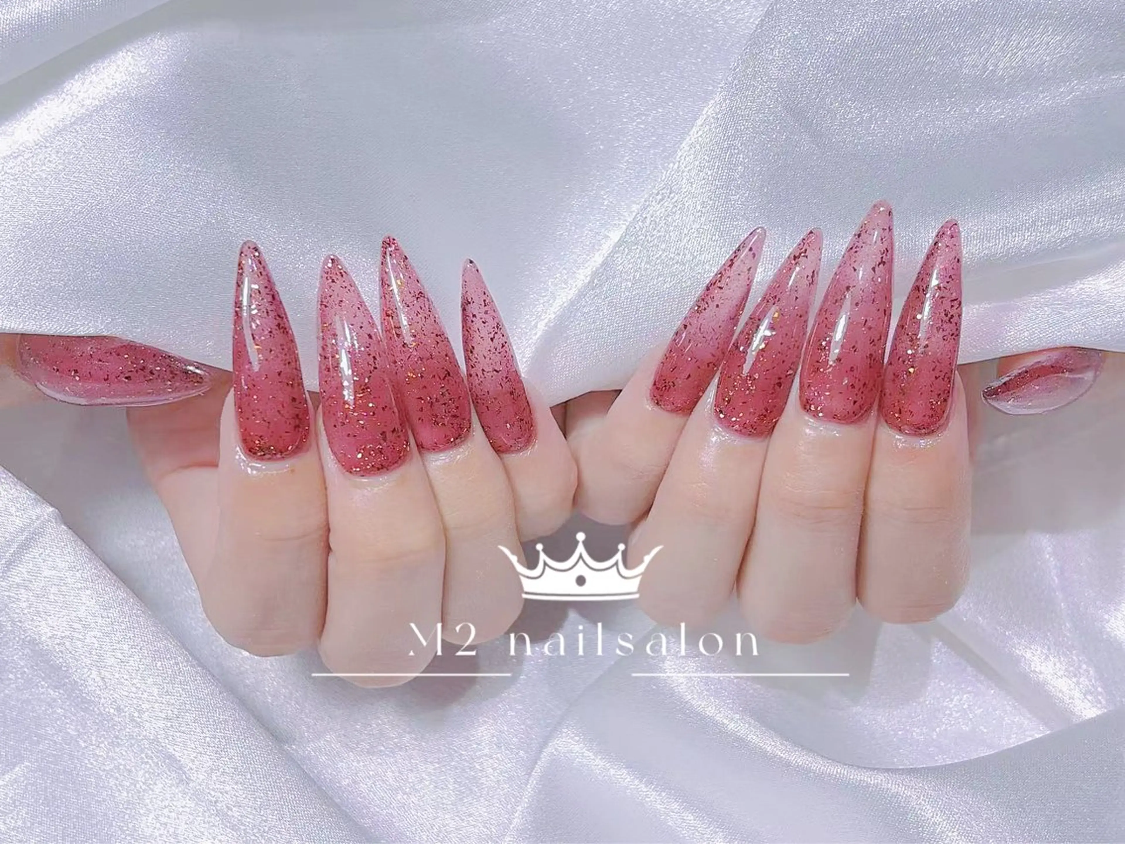 ネイル ハンドネイル 長さだし専門店 M2　rikaのネイルデザイン