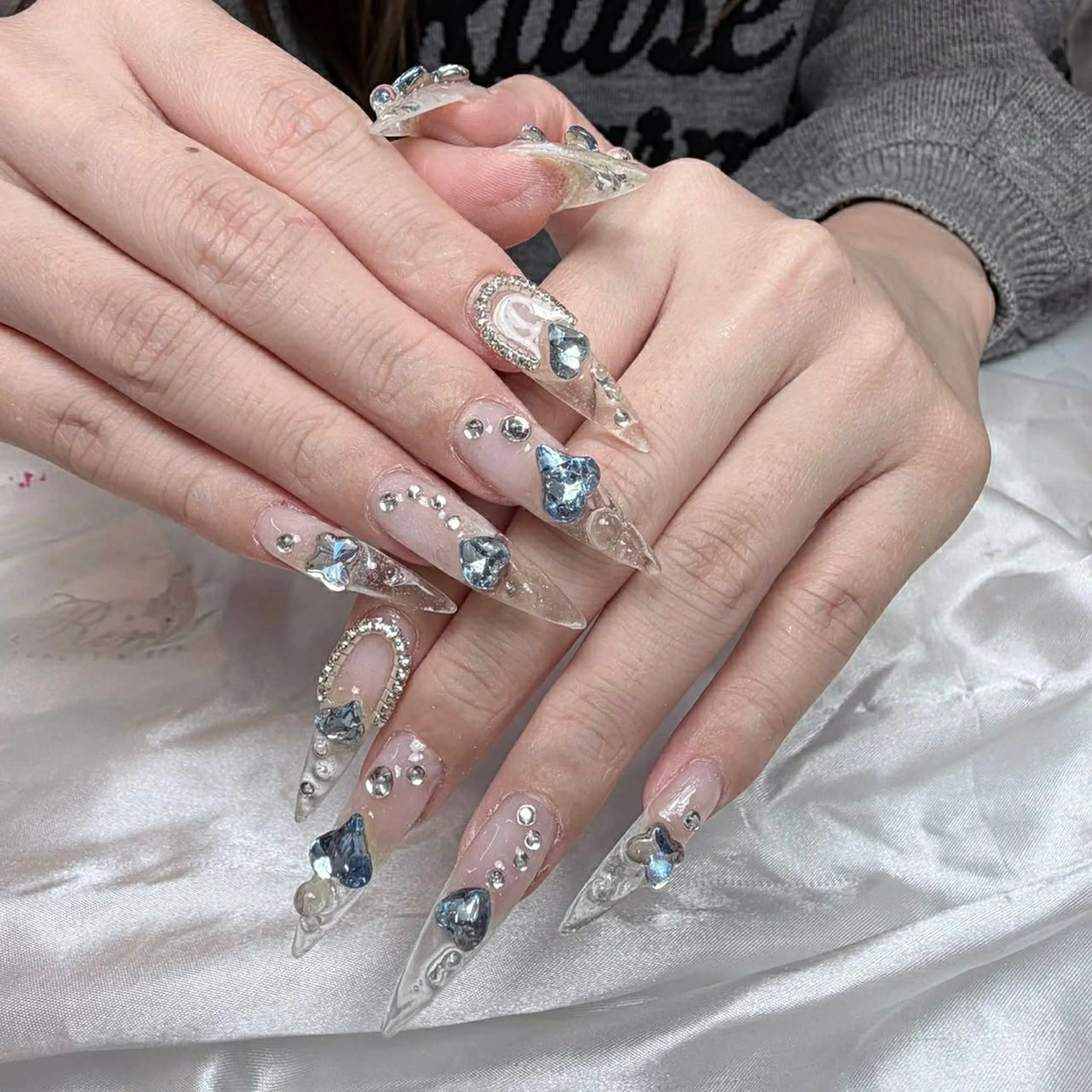 ネイル べっ甲ネイル チークネイル フラッシュネイル フレンチネイル グラデーション ハンドネイル Rei _Nailのネイルデザイン