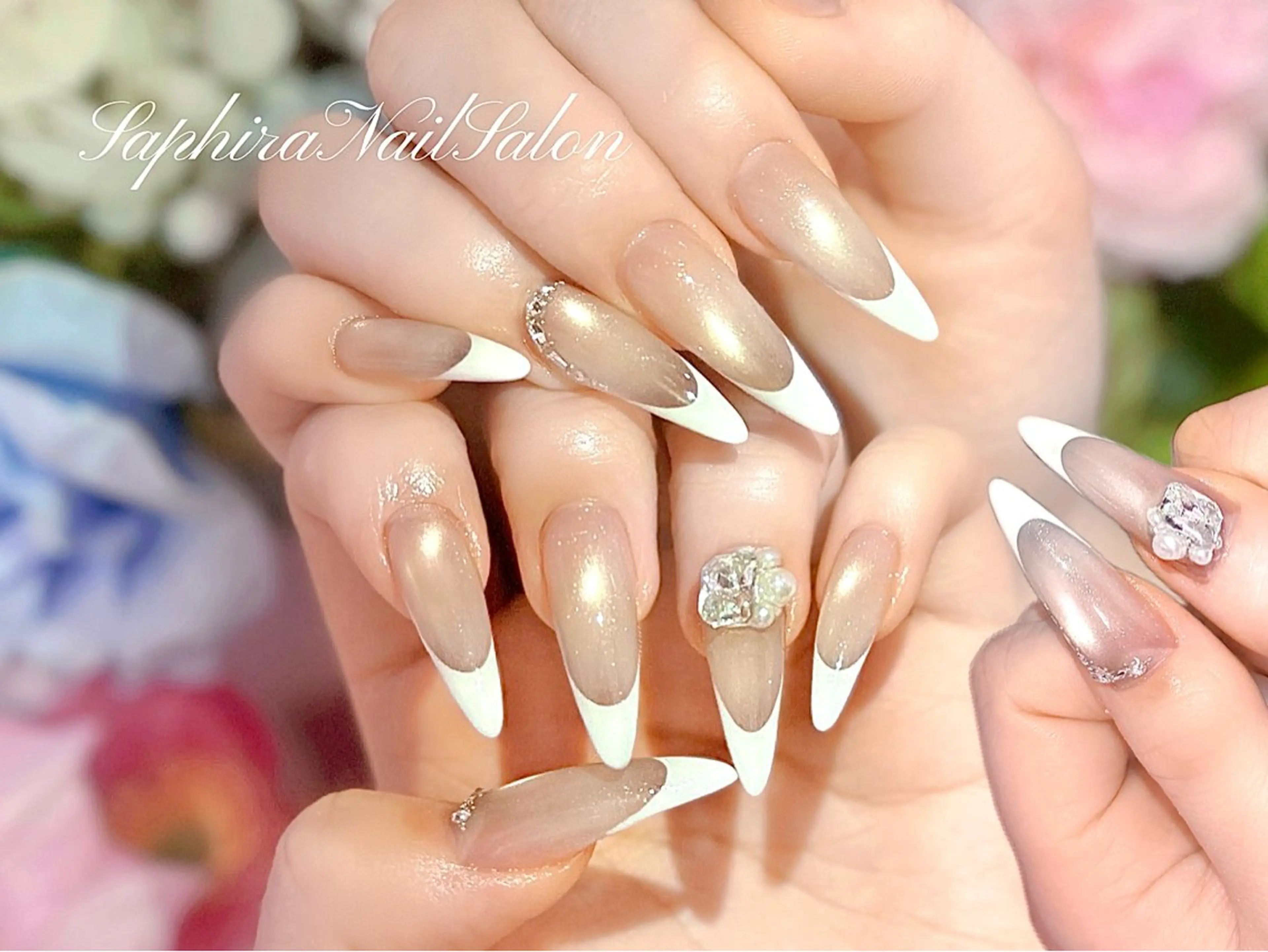 水光マグネット+フレンチの写真