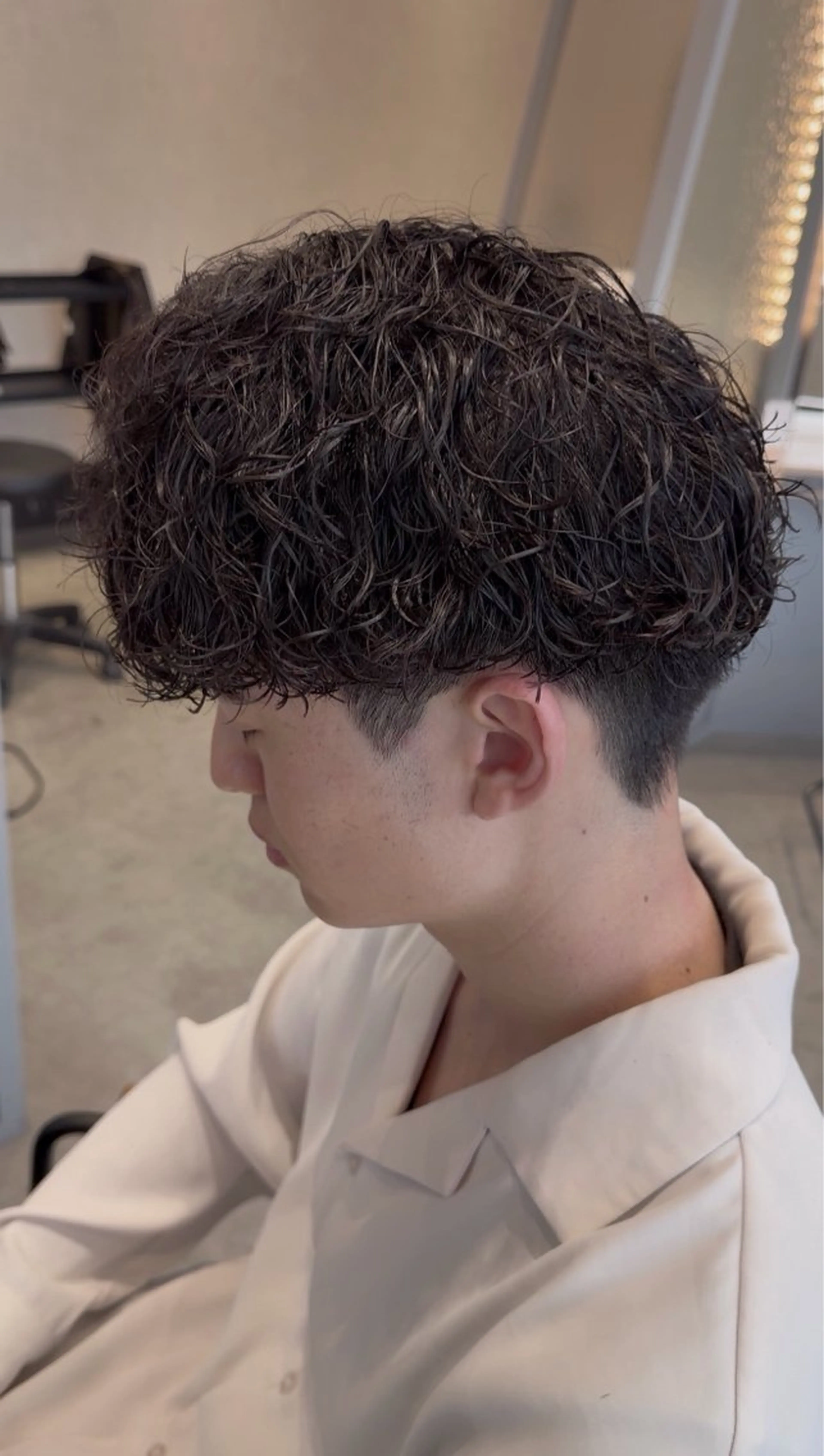 ショート メンズ パーマ 保坂 瞭のヘアスタイル