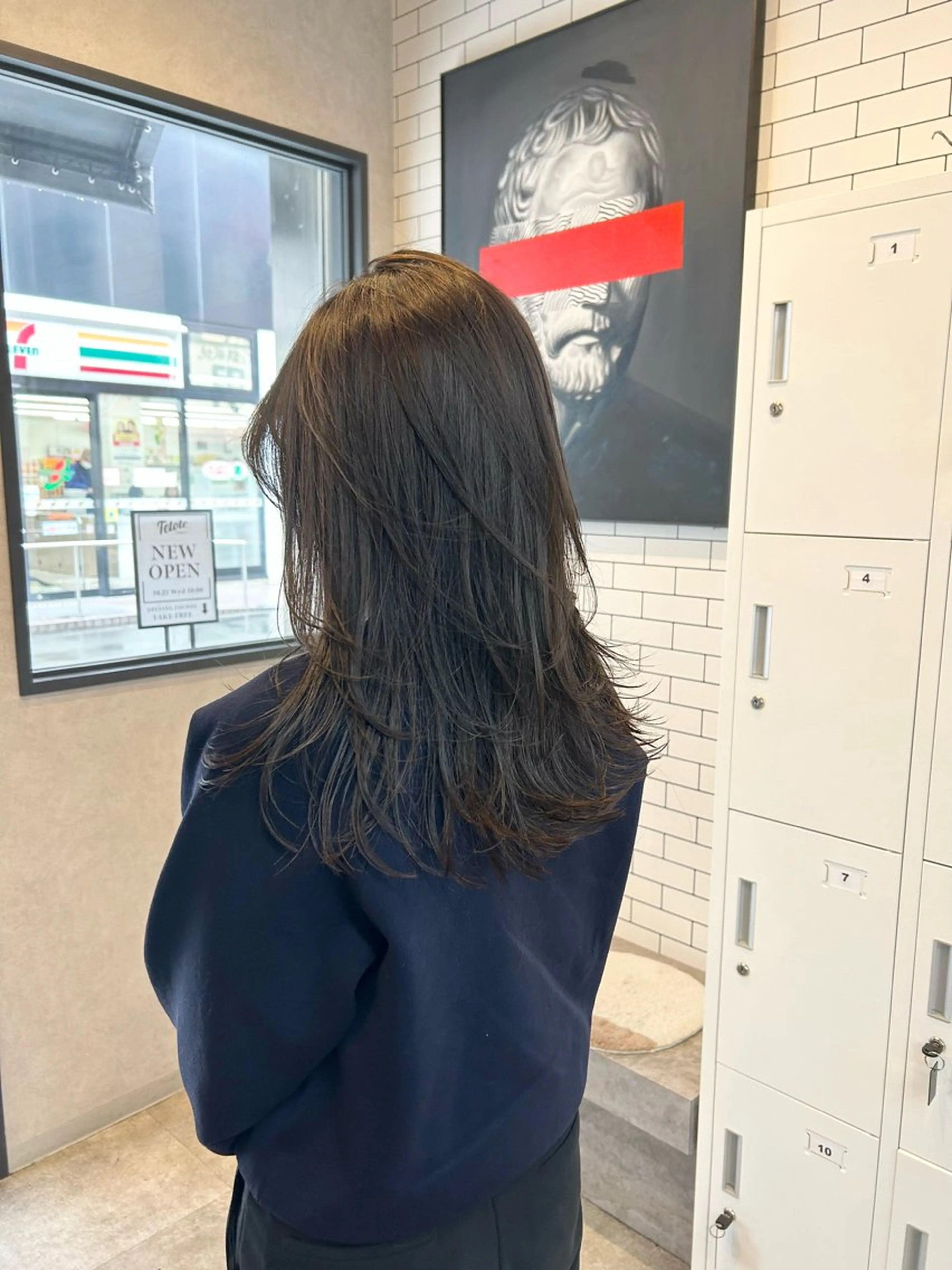 ミディアム カラー いなみね はるきのヘアスタイル