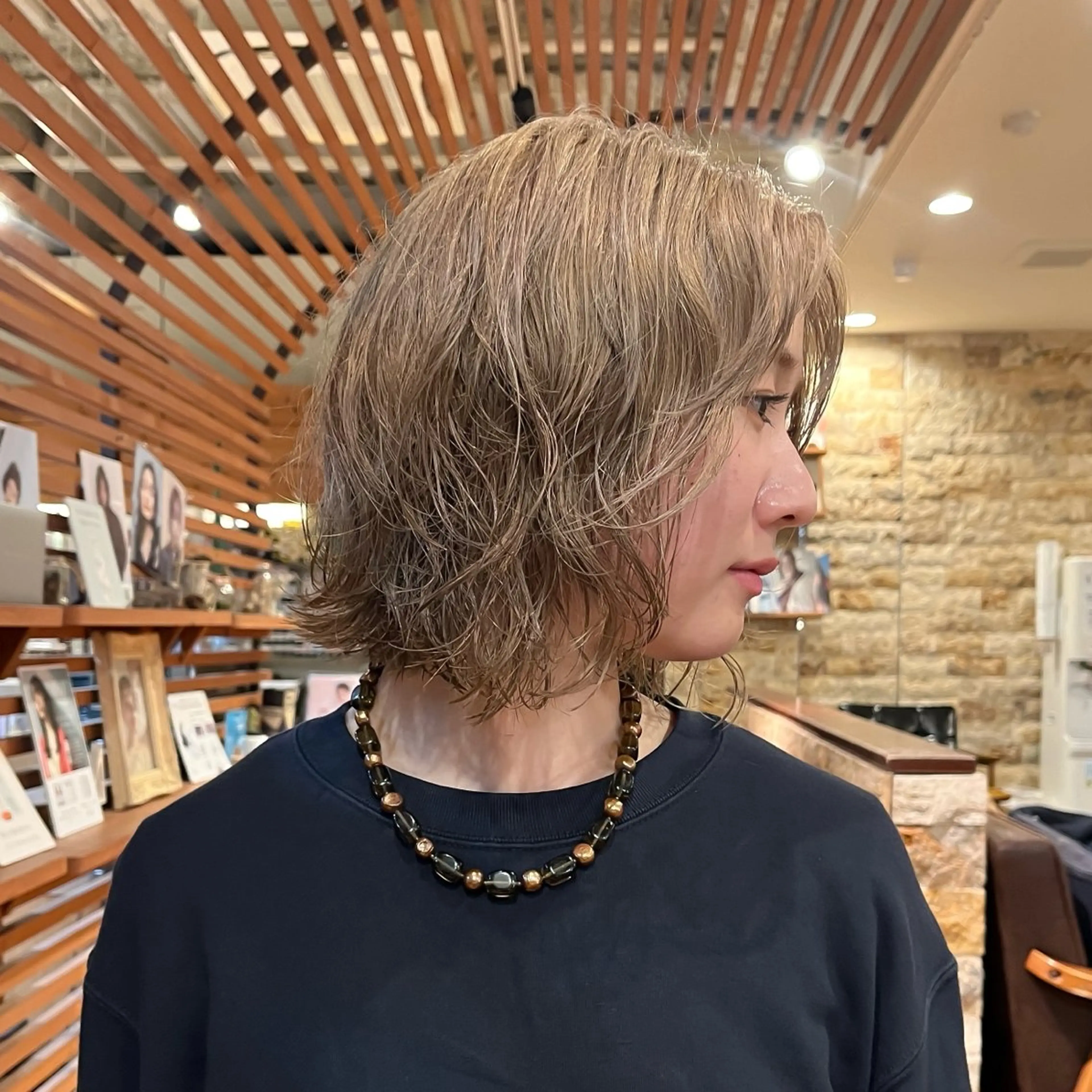 ショート カット ヘアカラー たおちゃん／レイヤー ／透明感カラーのヘアスタイル