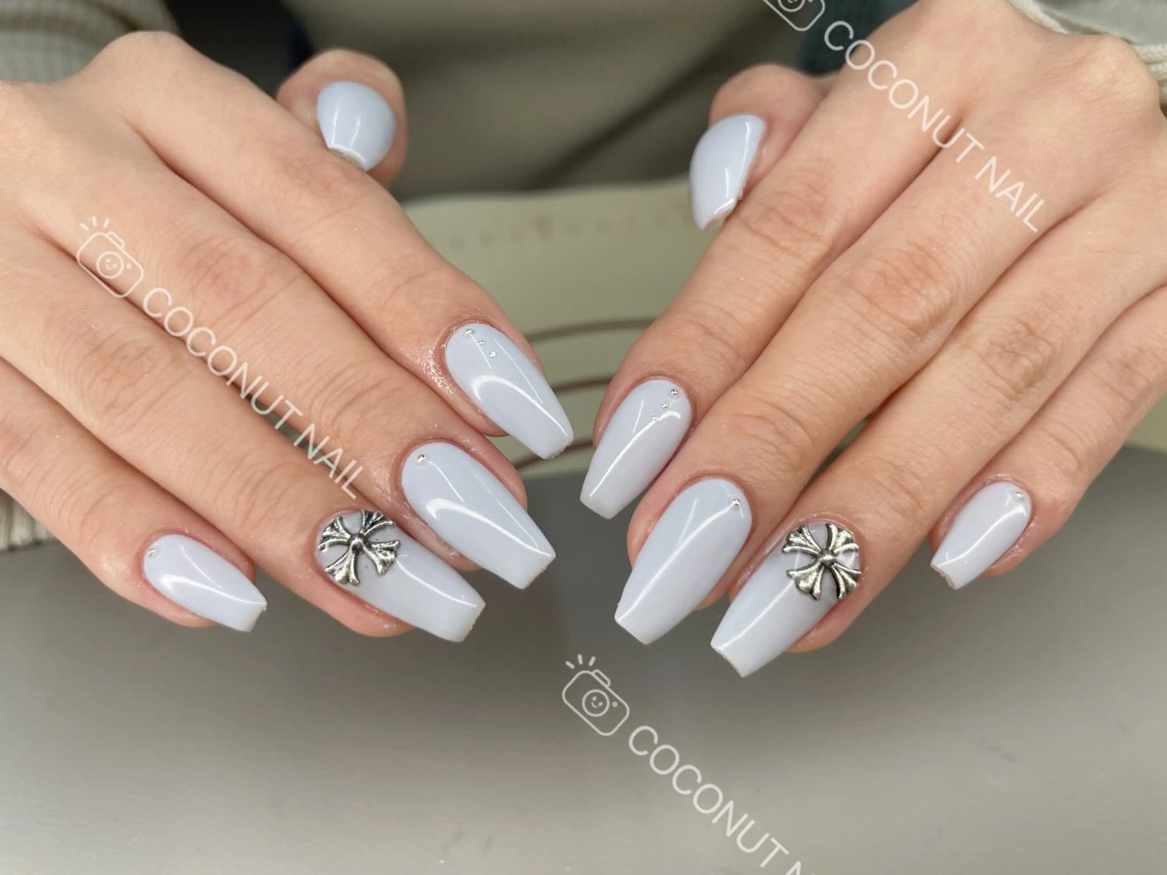 ネイル ハンドネイル 神田 ココナッツのネイルデザイン