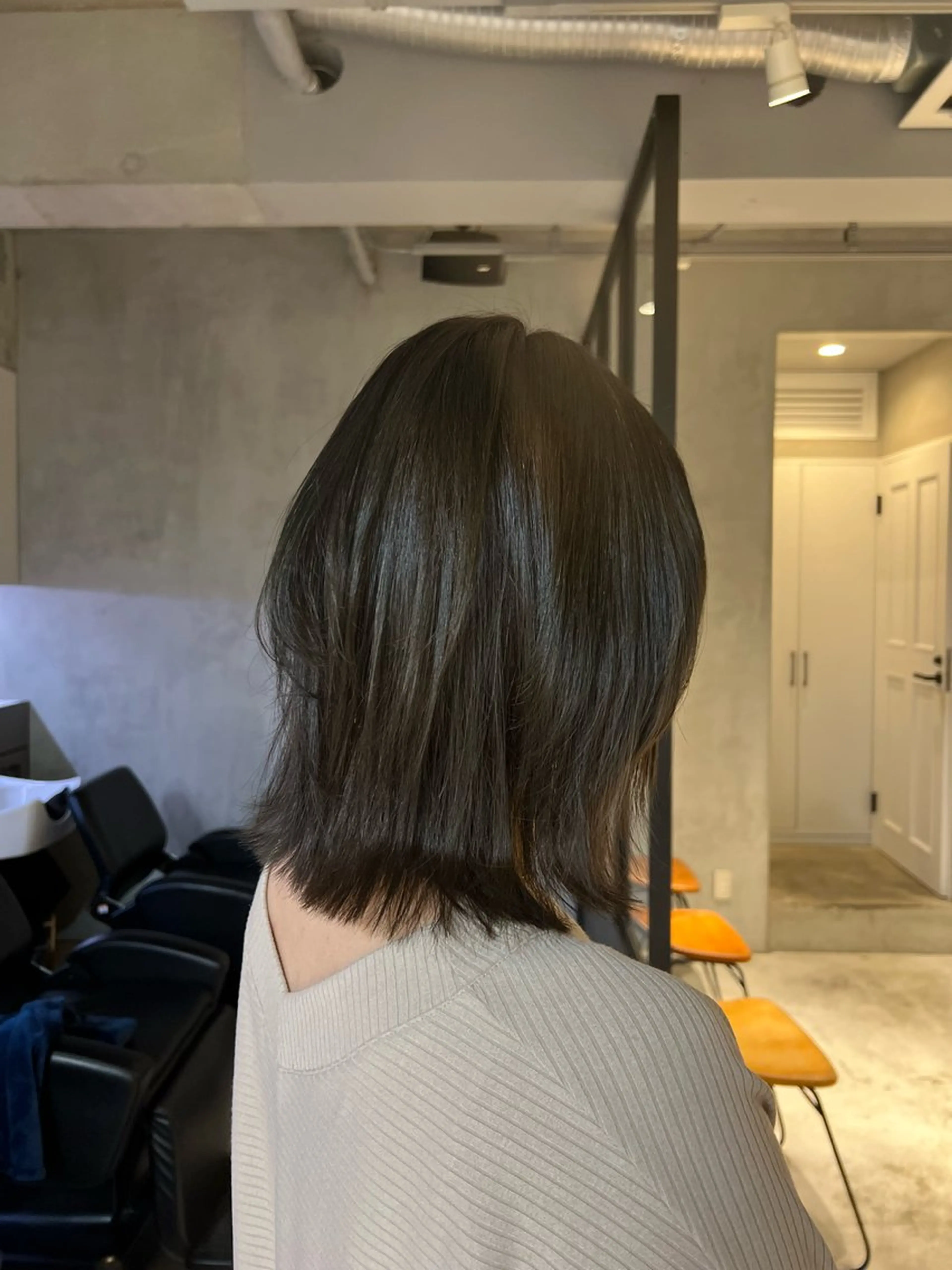 ミディアム カラー しずく🤍🧸 / fifthパーマのヘアスタイル