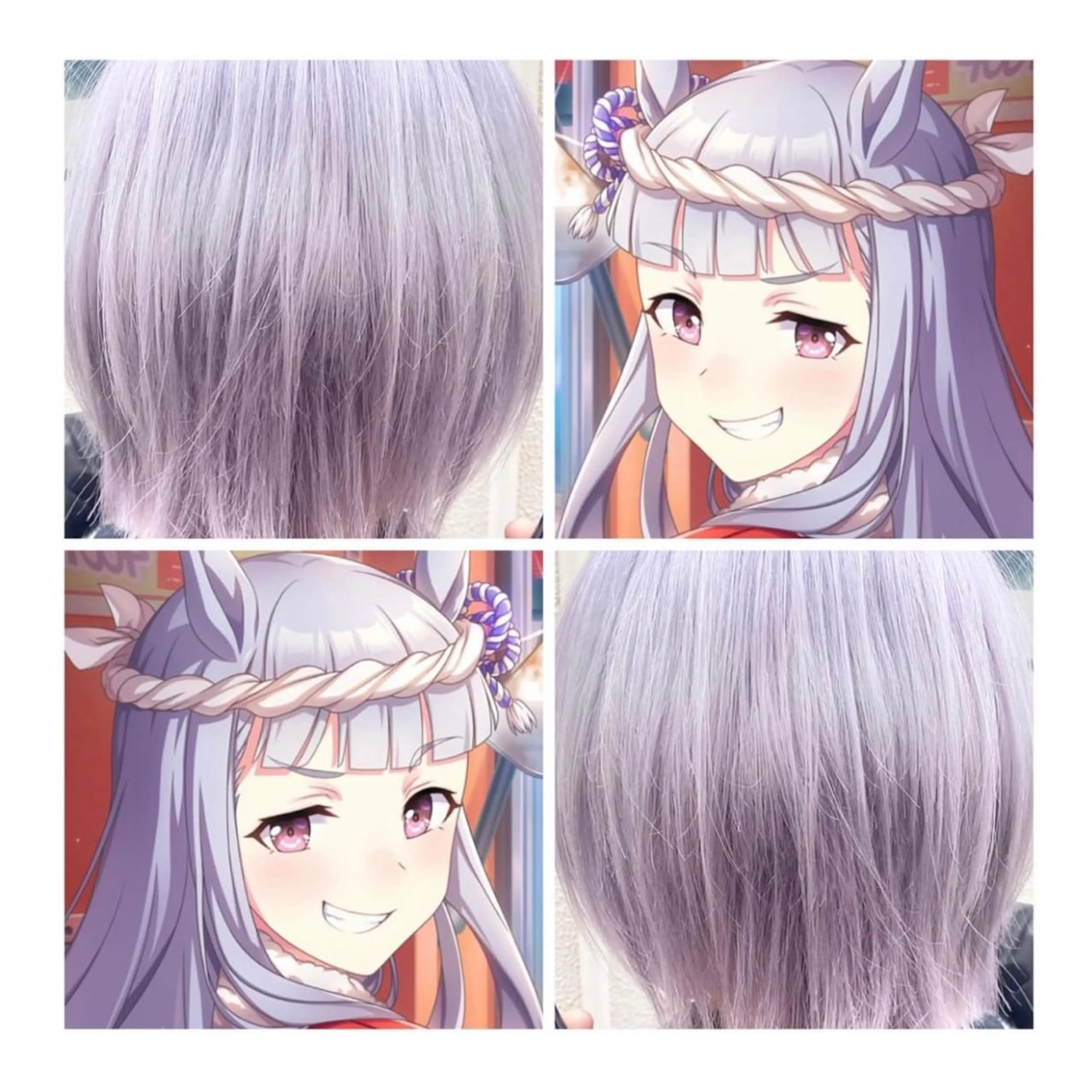 ショート カラー ブリーチ シルバー ヘアカラー GARU-ガル-所属・TSUNO🦖 派手髪/オタク美容師のヘアスタイル