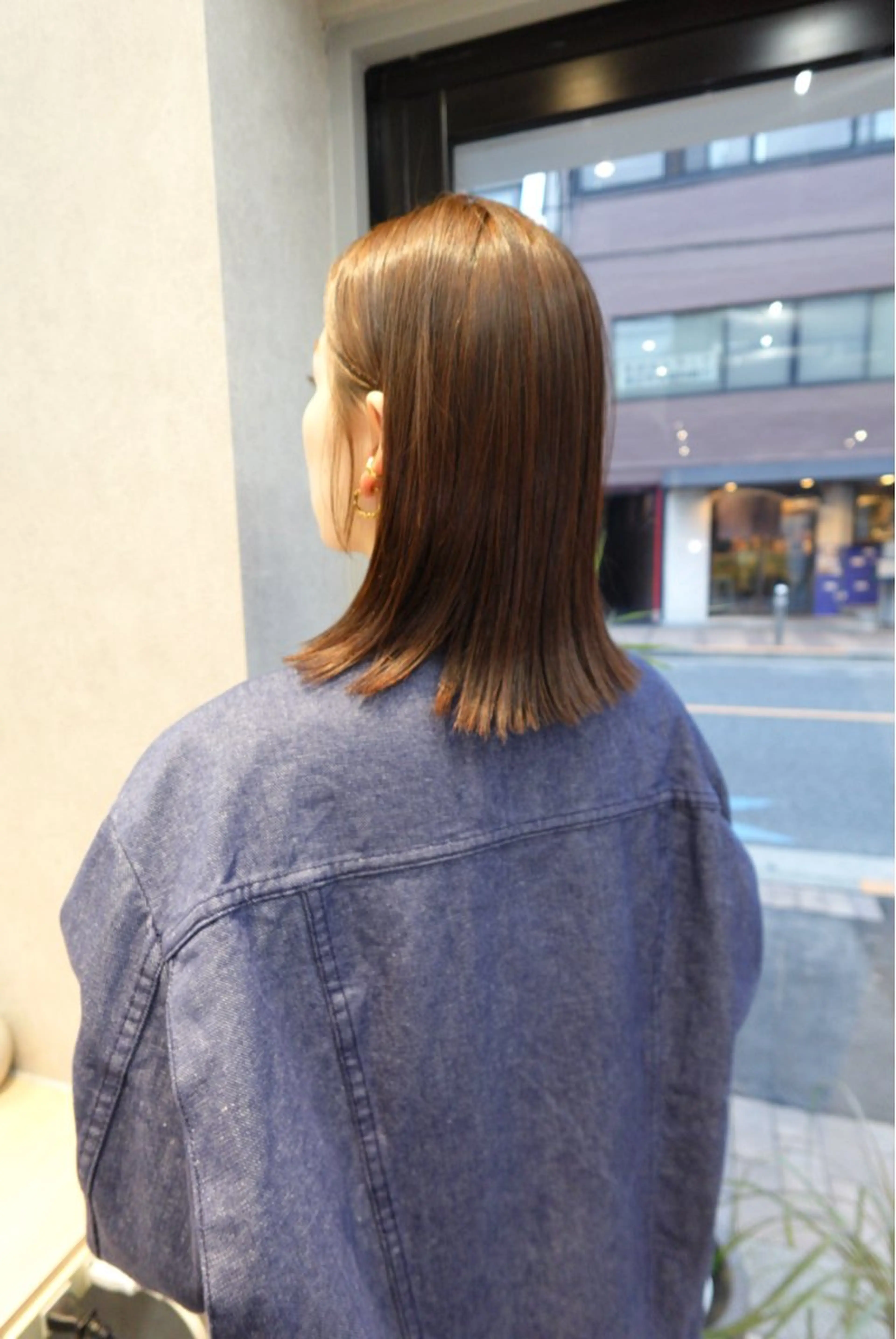 ミディアム カラー ✳︎透明感カラー✳︎ ボブ✳︎nanaのヘアスタイル