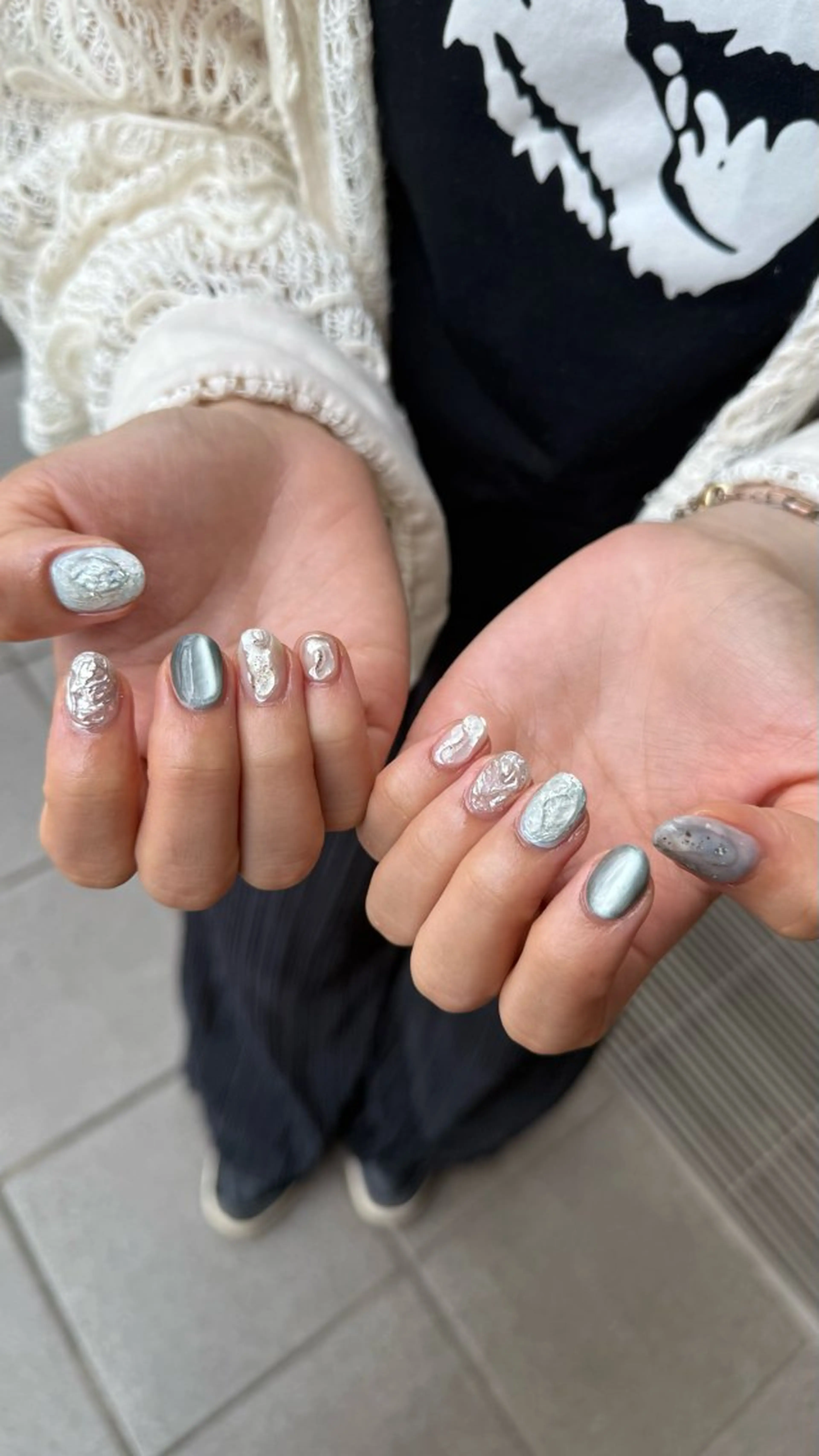 ネイル ハンドネイル nailscue hinonのネイルデザイン