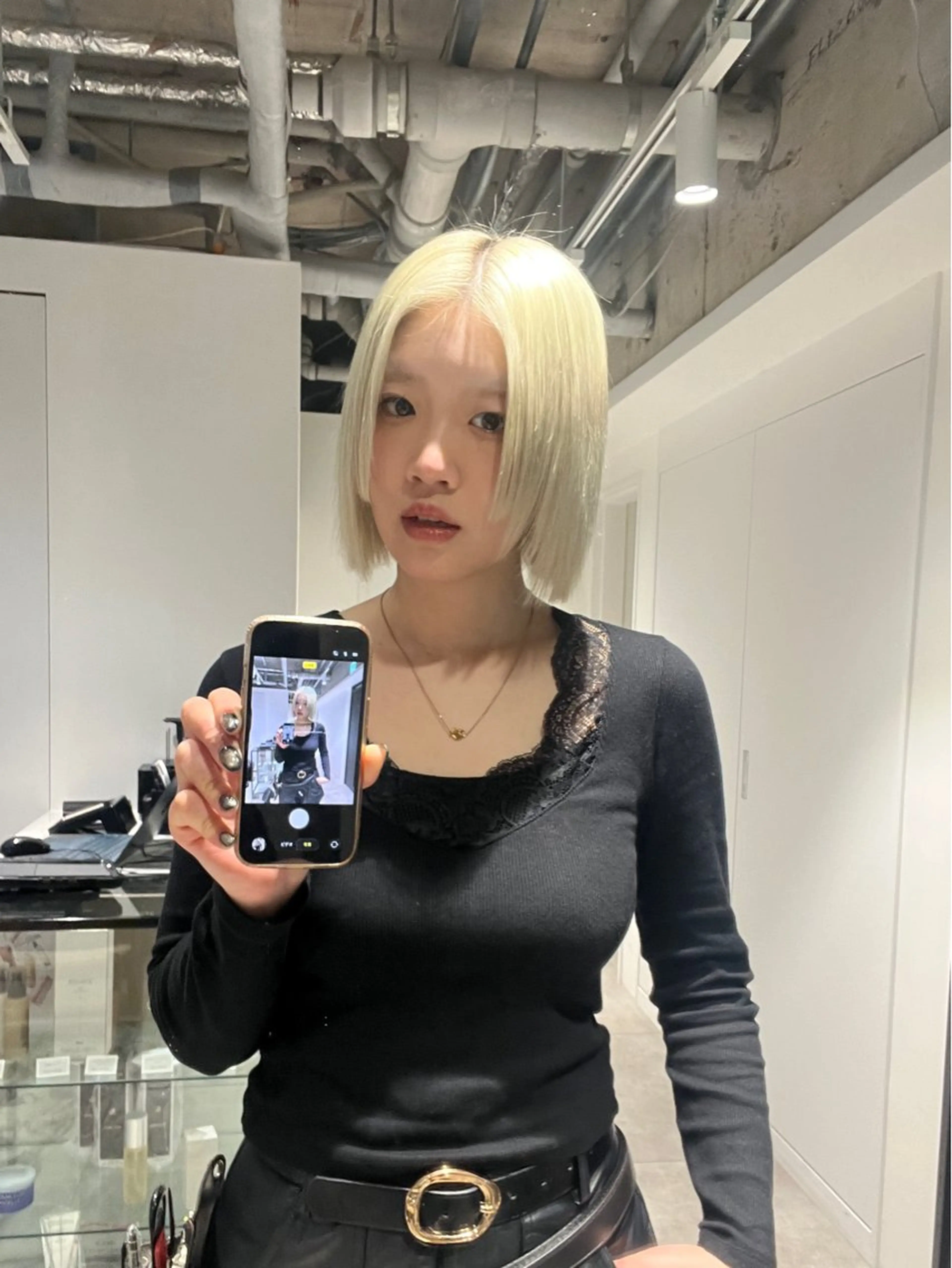 カラー ブリーチ ブリーチモデル募集中 FUKI🎀🖤のヘアスタイル