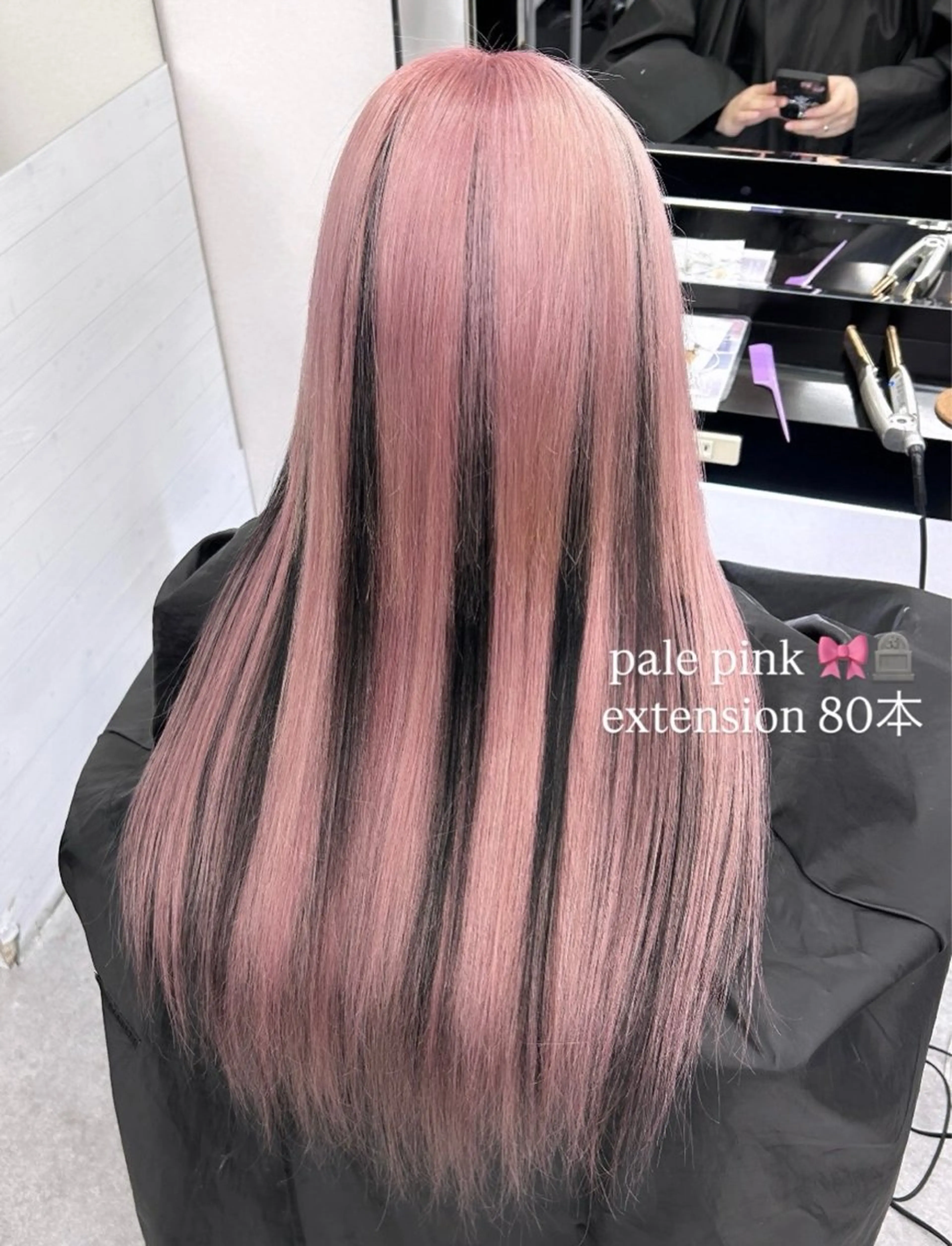 ロング カラー ヘアカラー エクステ 🎀ハイトーン. 難波.RISA🎀のヘアスタイル