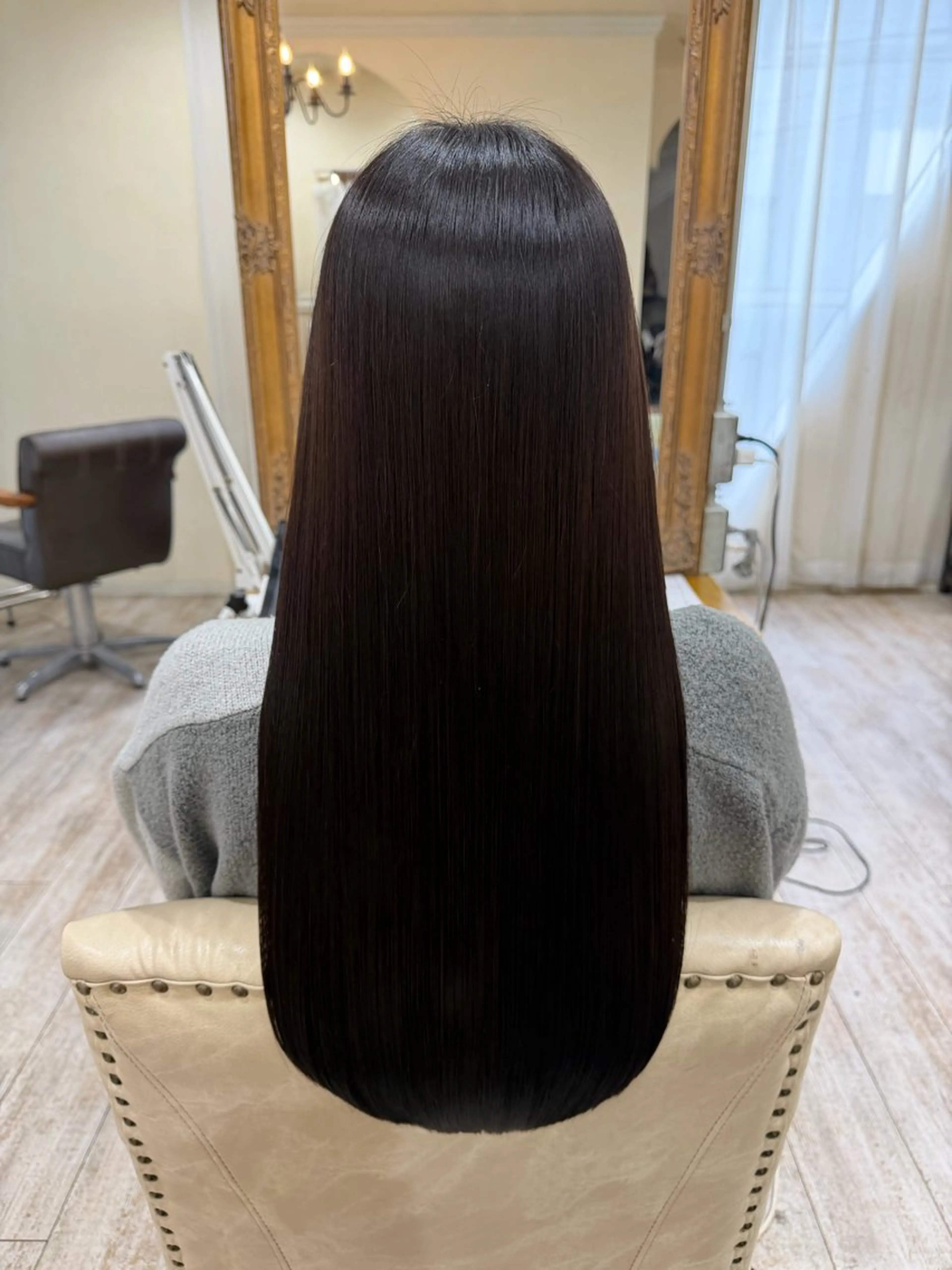 ロング カラー 髪質改善 レイヤーカット ロング カット ヘアカラー 縮毛矯正 トリートメント 新越谷noble店長 松本拓也▶◀*.のヘアスタイル