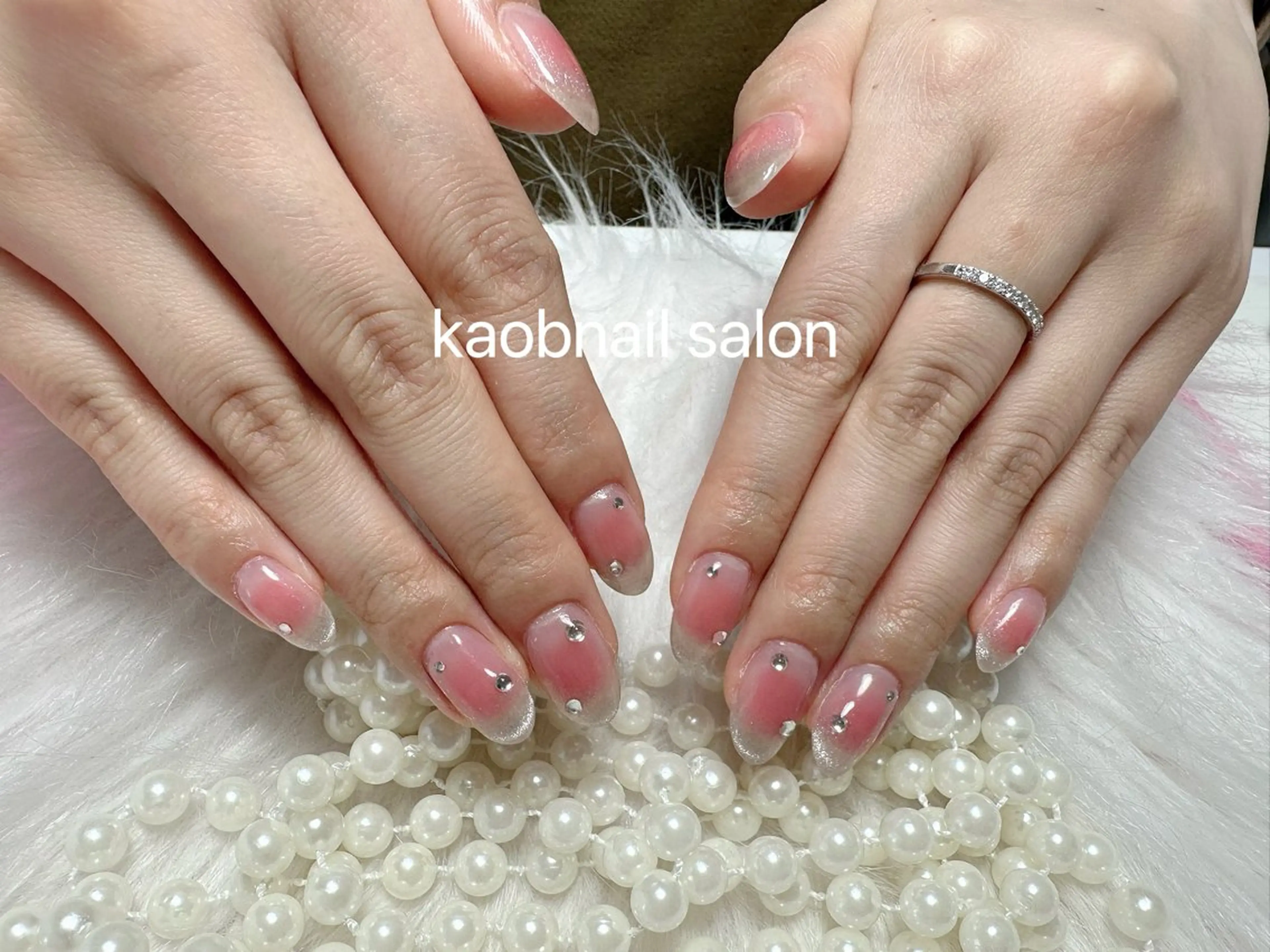 ネイル ハンドネイル kao nail マグネット/長さだしのネイルデザイン