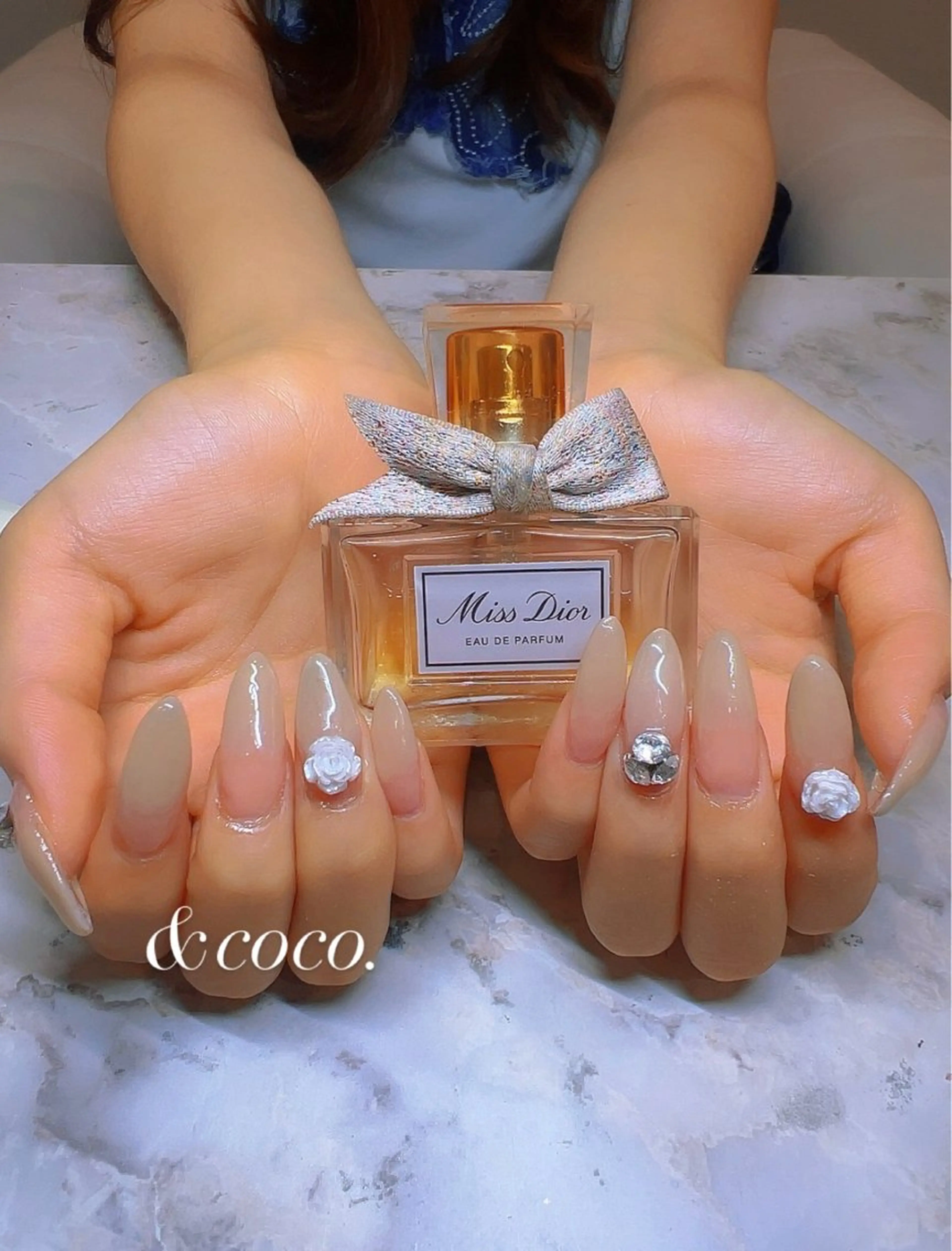 ネイル 長さ出し ＆ coco.のネイルデザイン