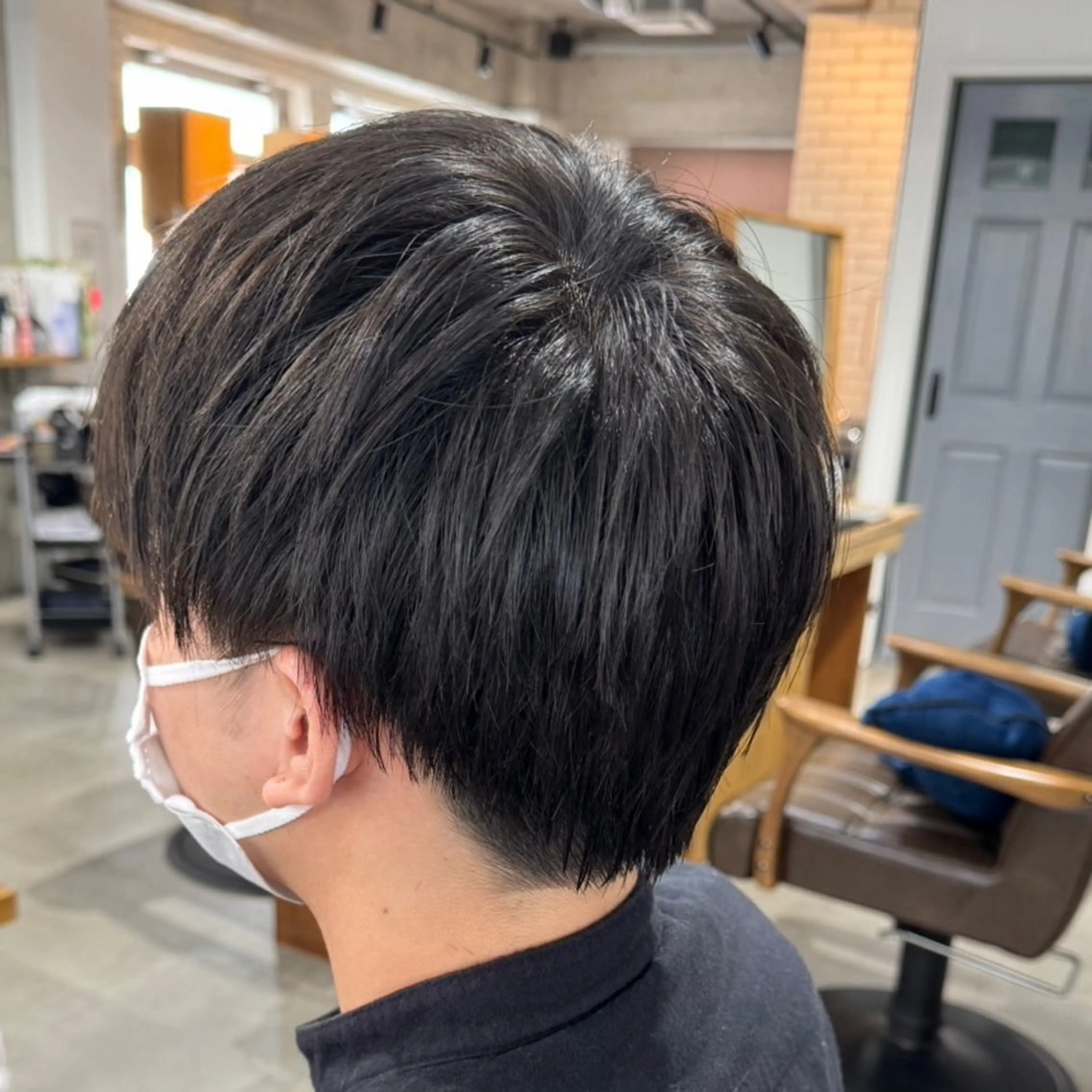 ショート メンズ 安岡美咲✂︎ 艶カラー/髪質改善のヘアスタイル