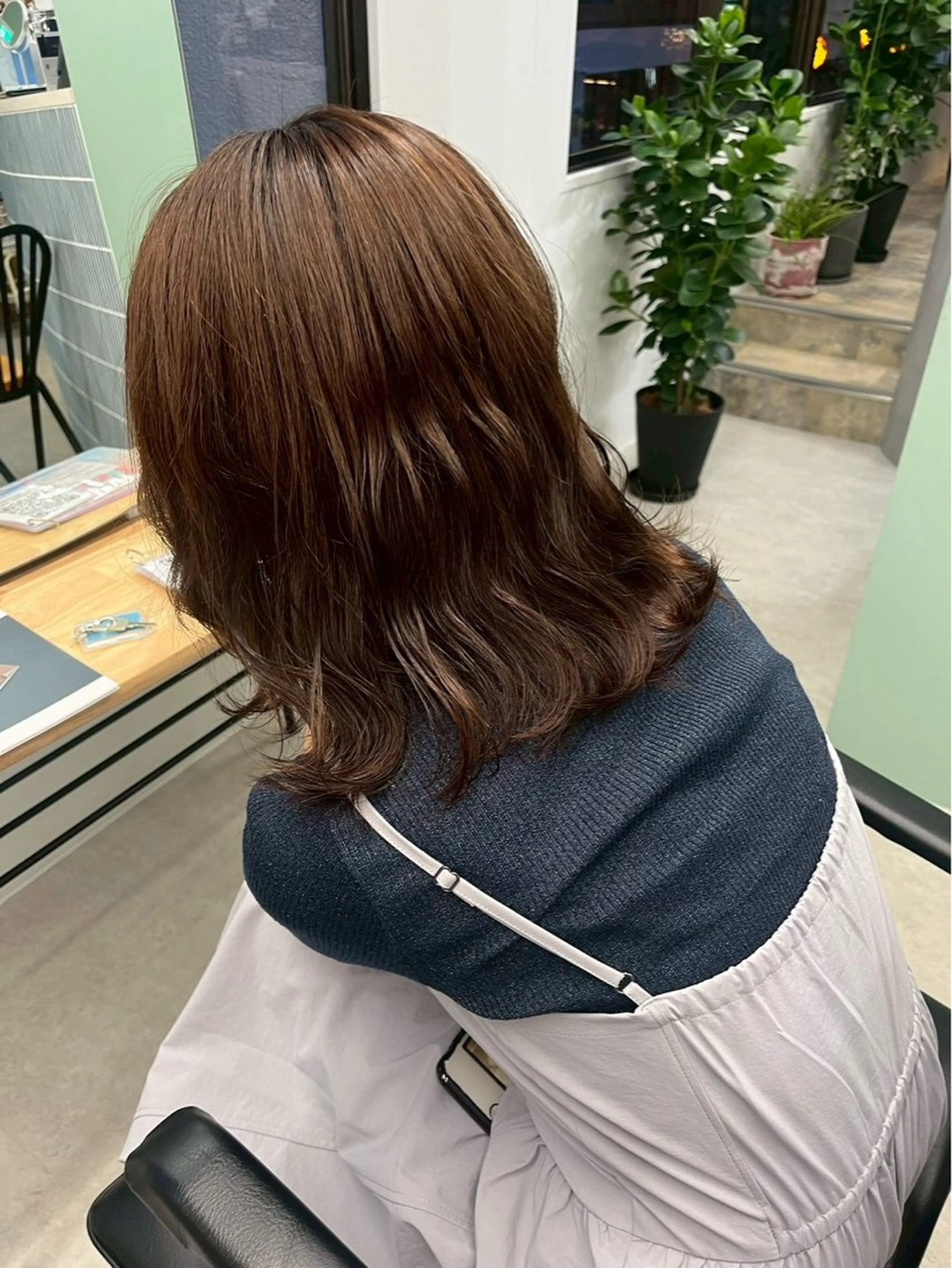 ミディアム 松嶋 翼のヘアスタイル