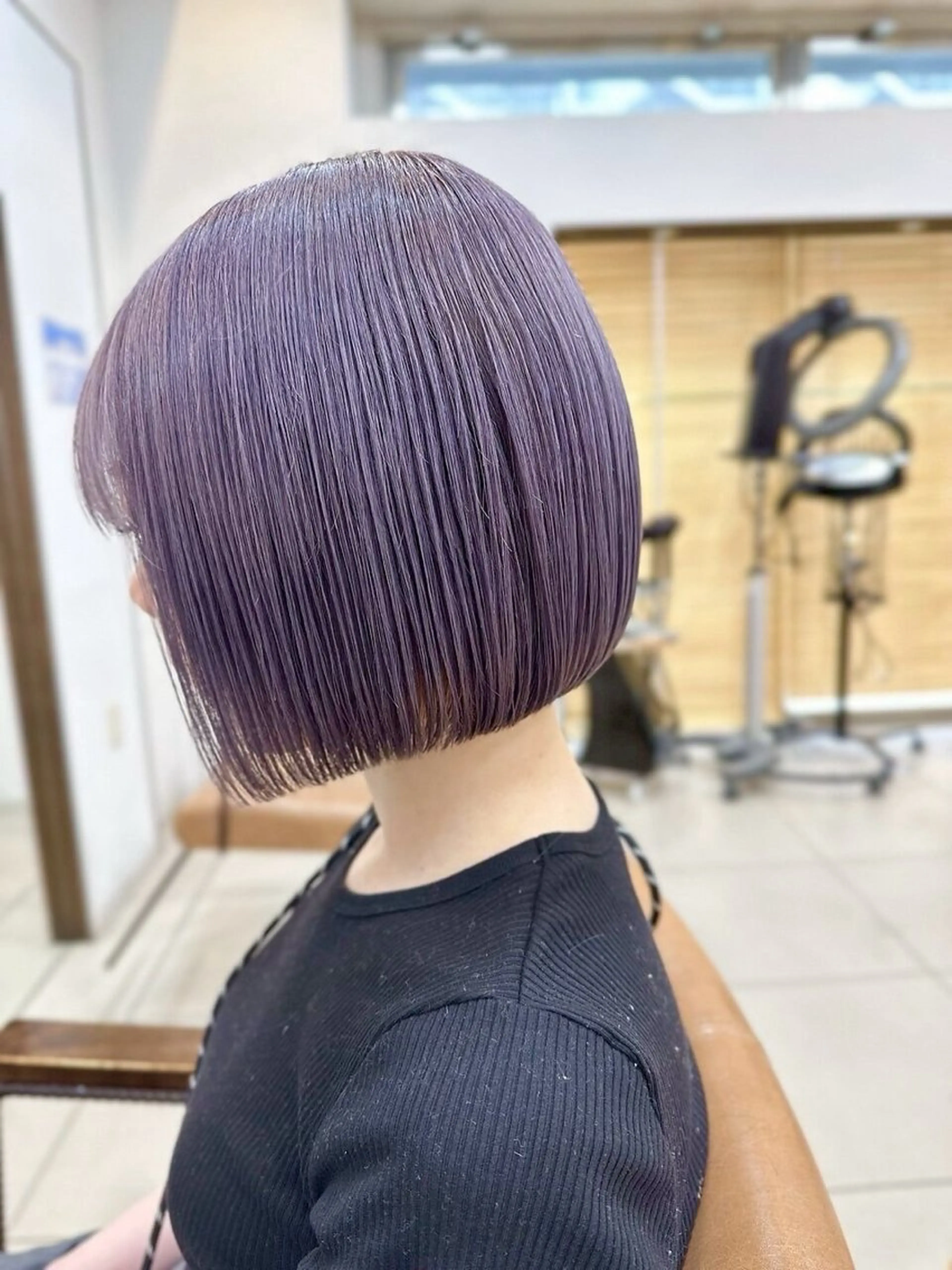 ミディアム 茶谷 沙穂のヘアスタイル