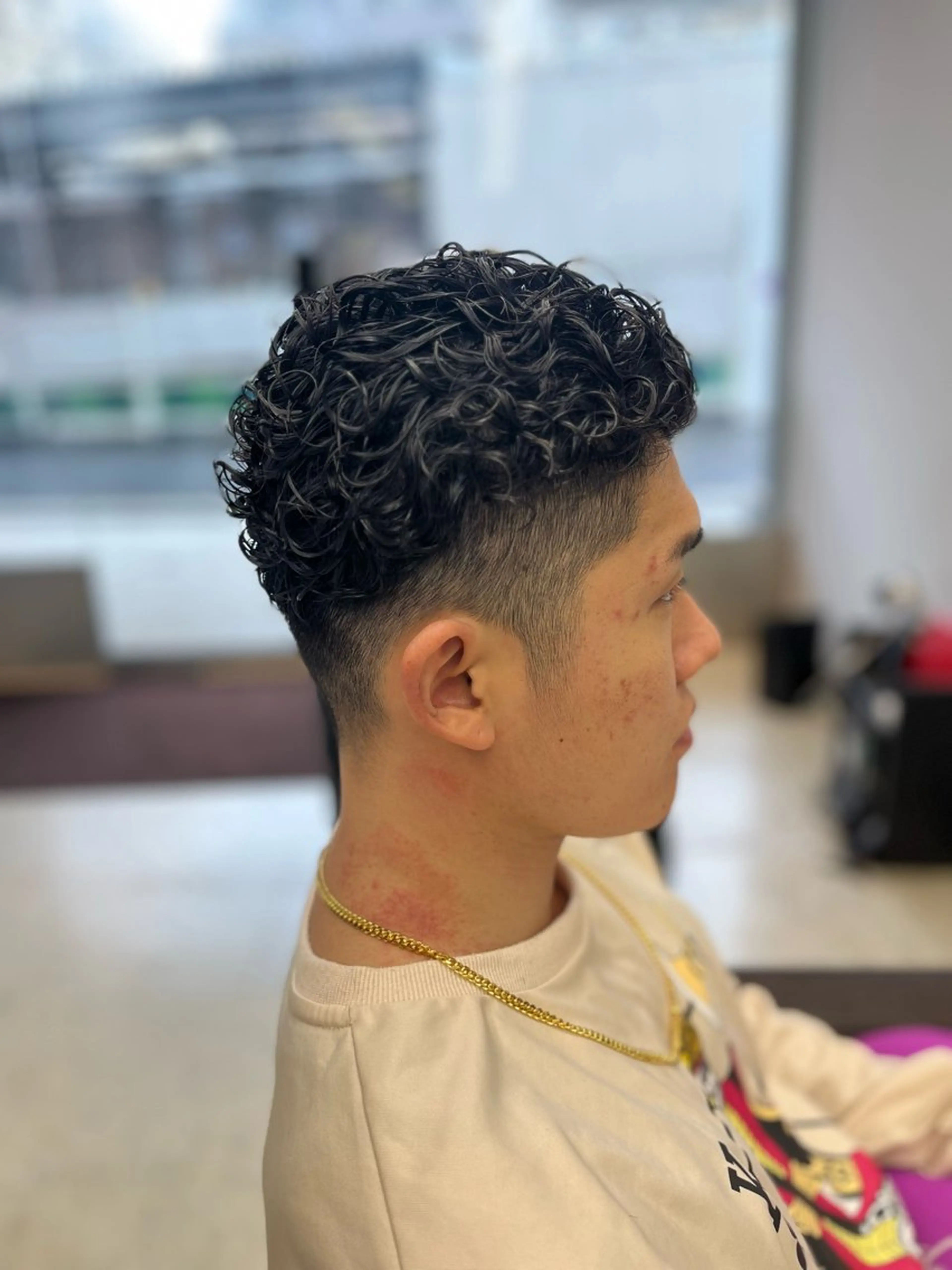 ショート パーマ メンズ カット パーマ Crescere所属・小島 凜のヘアスタイル