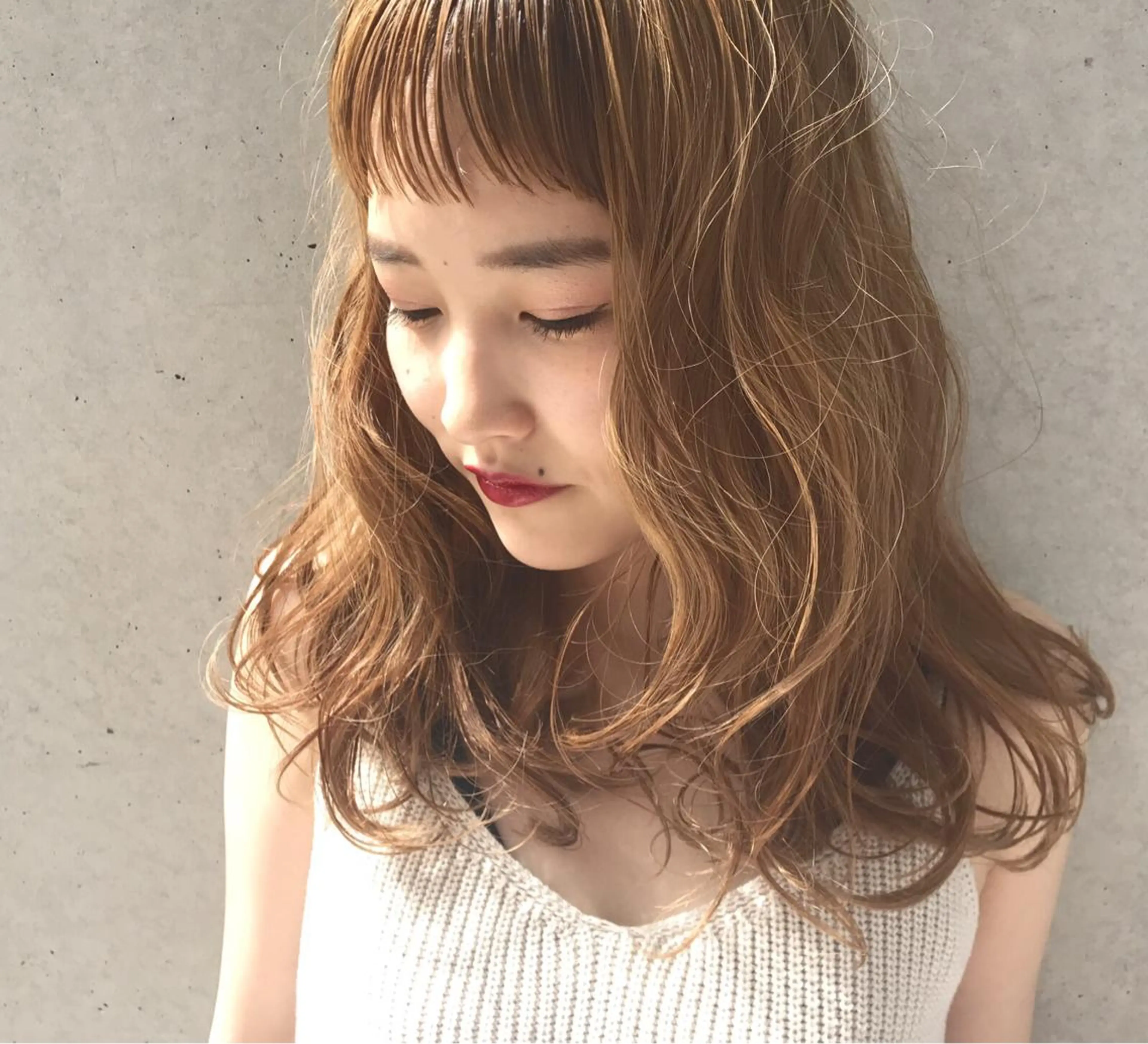 ミディアム u harukaのヘアスタイル