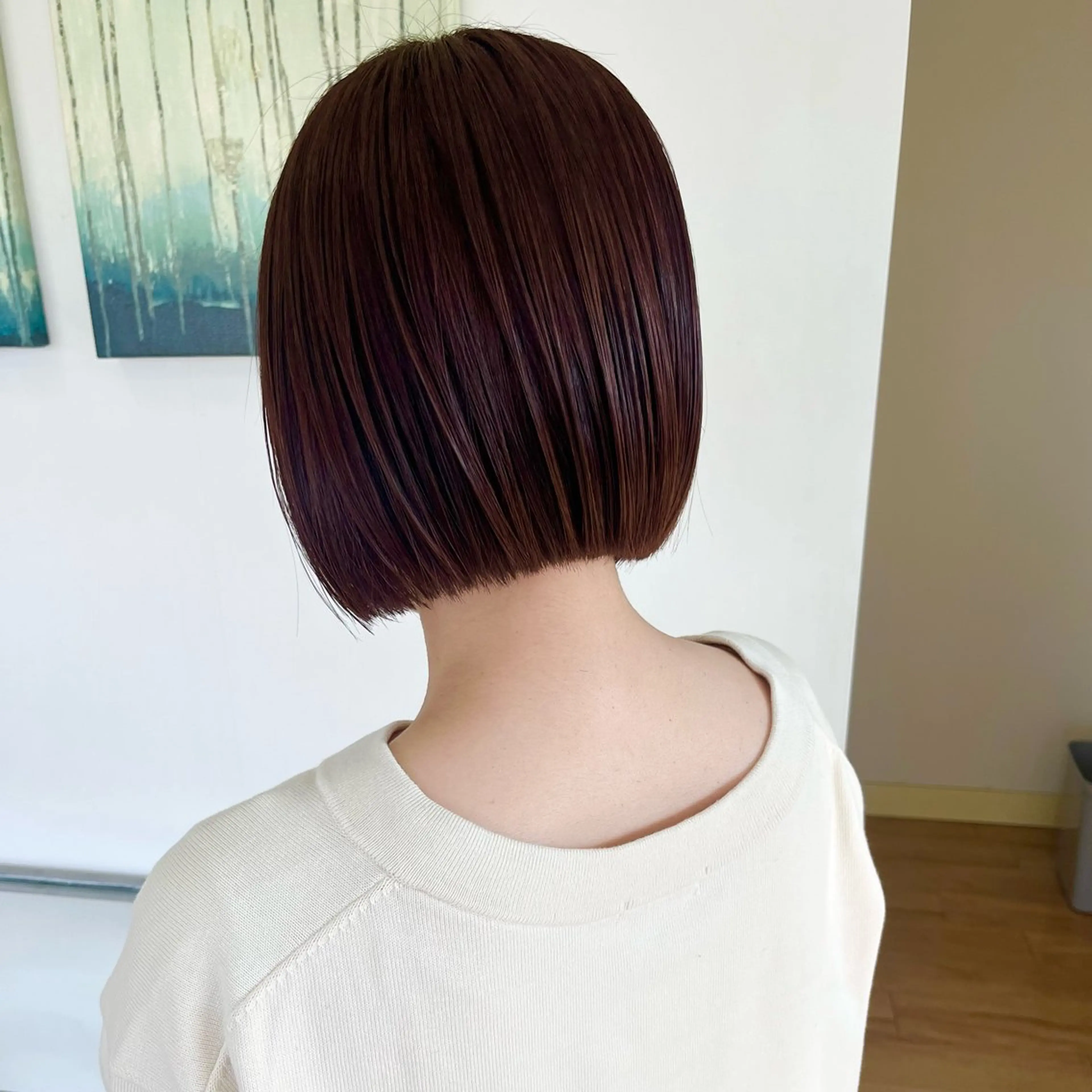 ボブカットモデルの写真