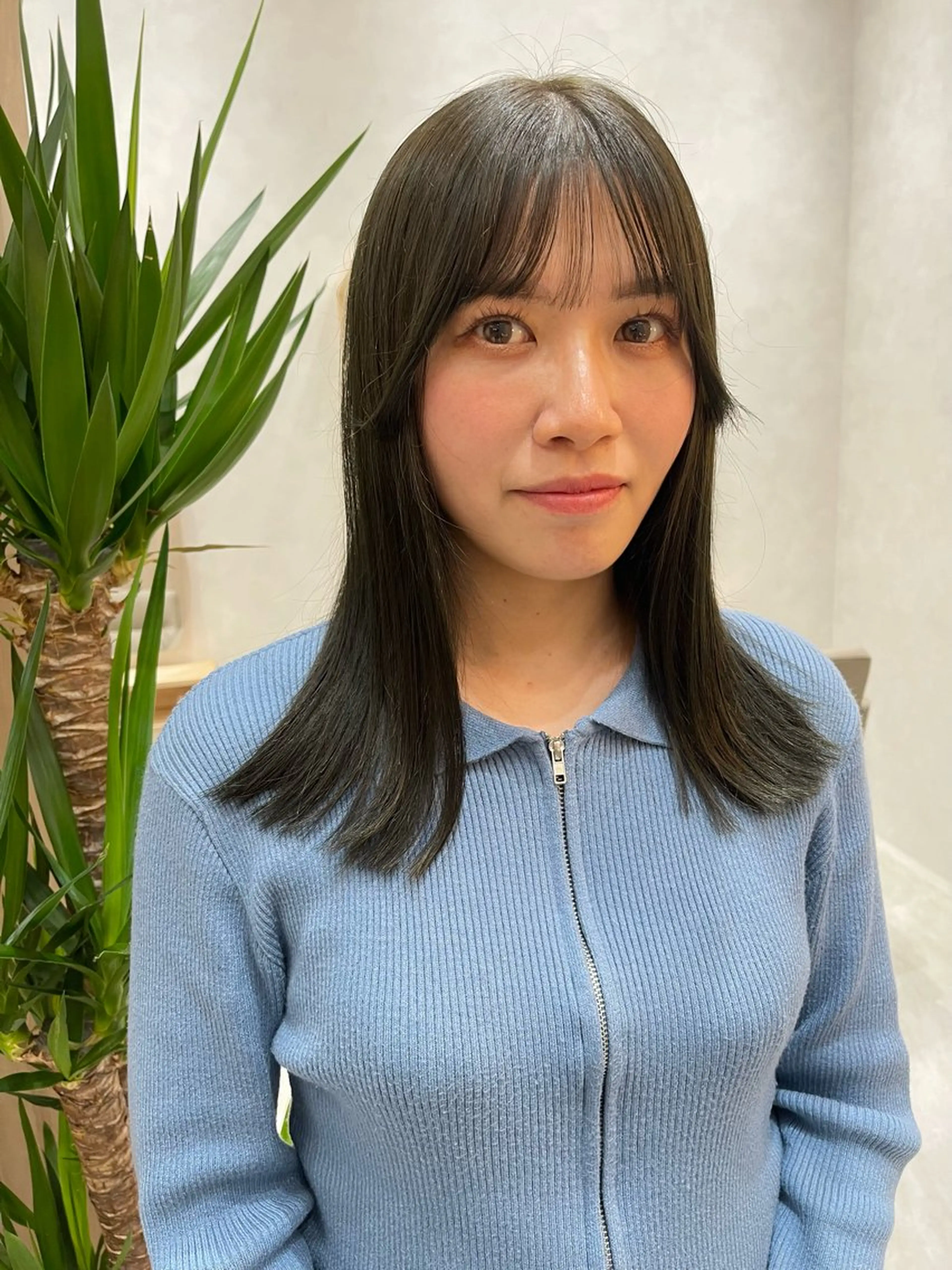 ミディアム デザインカラー／ボブ 🍦MEI🍦のヘアスタイル