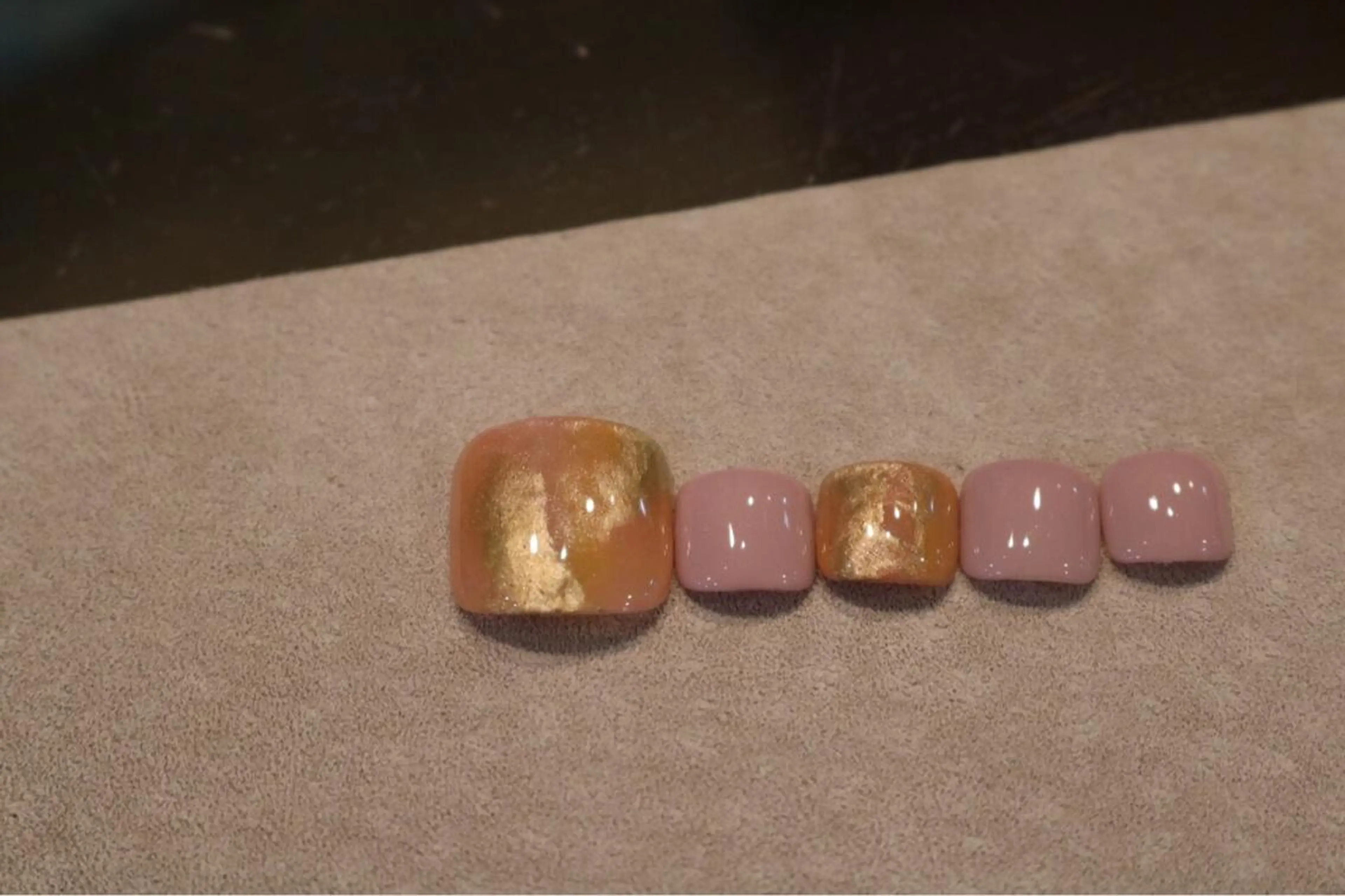 ネイル なんば堀江/育爪施術 ニュアンス✻Kaphのネイルデザイン