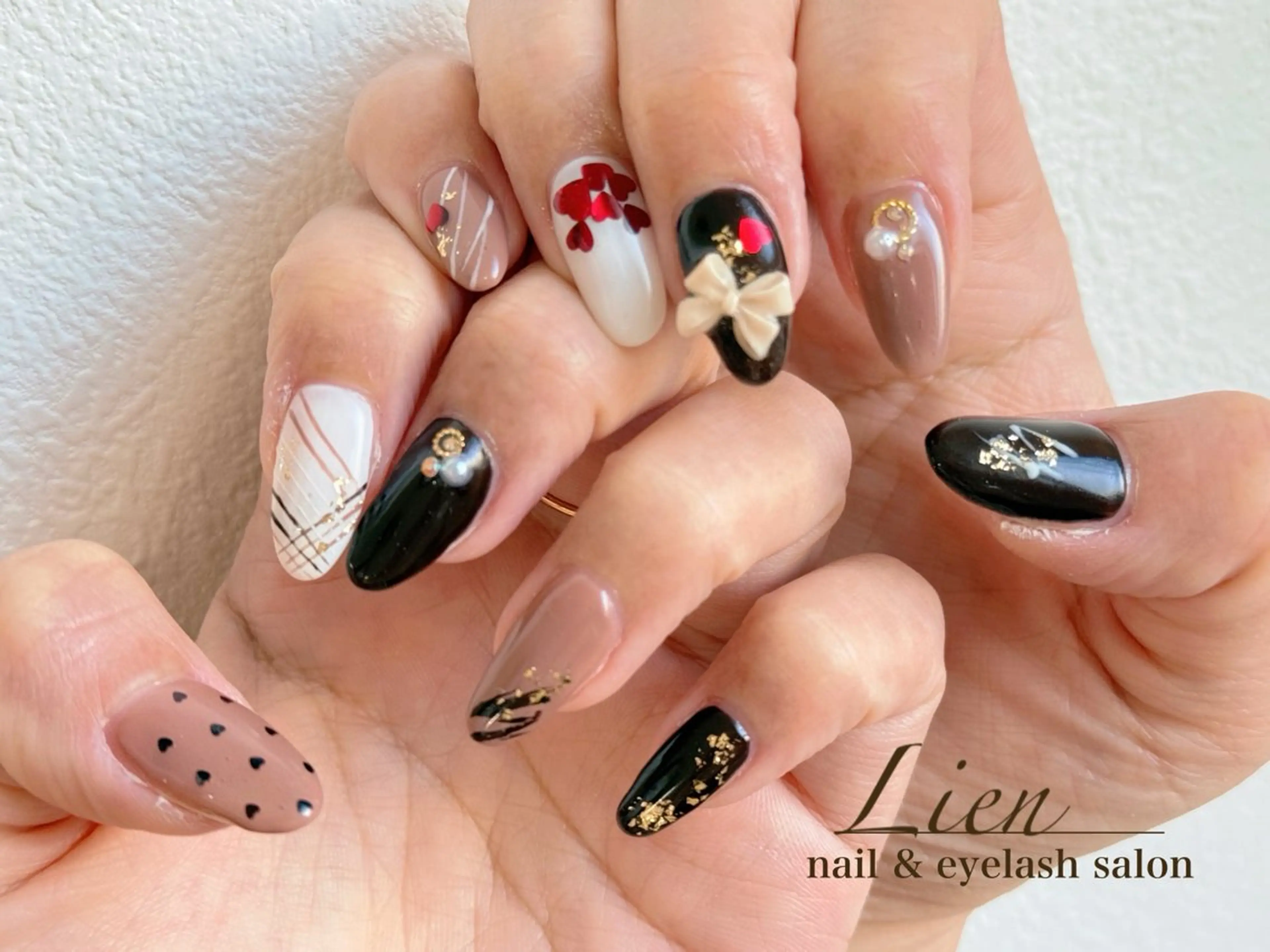 ネイル 長さ出し フットネイル フレンチネイル ジェルネイル ガラスフレンチ ハンドネイル Lien（リアン） 銀座駅6分のネイルデザイン