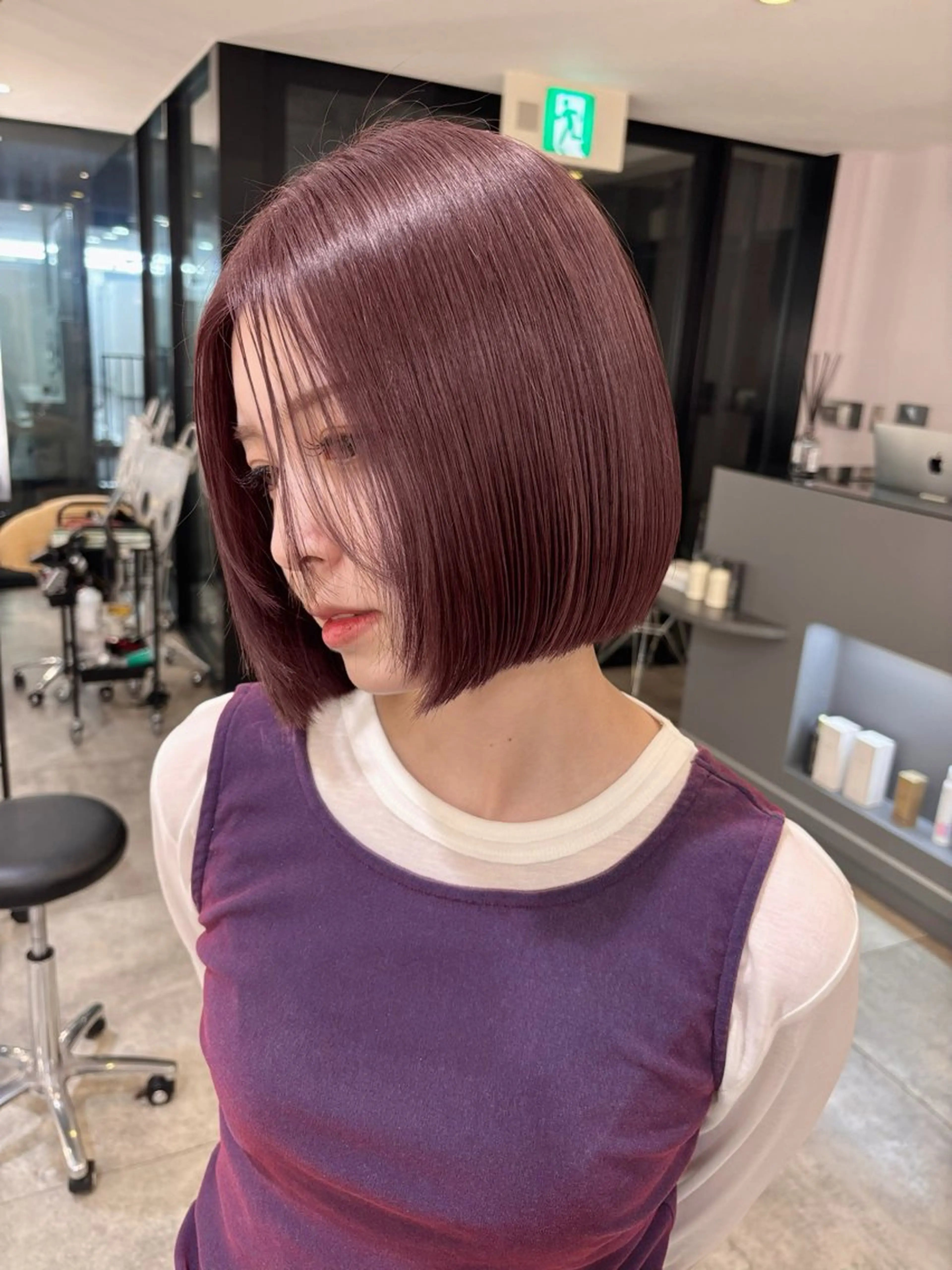 ショート 海外風ヘア 野田光也のヘアスタイル