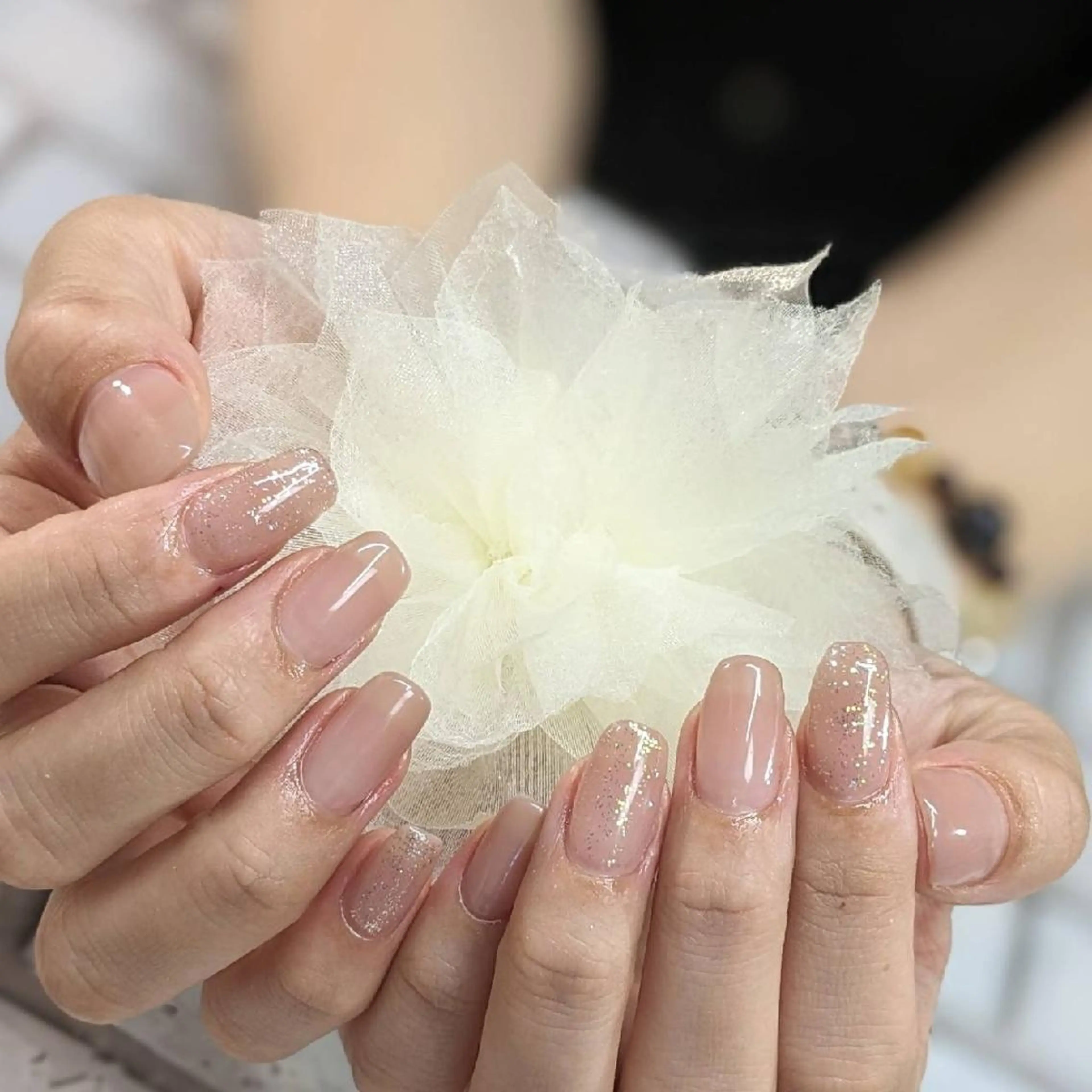 ネイル グラデーション キラキラネイル ラメ(グリッター) ハンドネイル ネイルサロンベルティ .keikoのネイルデザイン