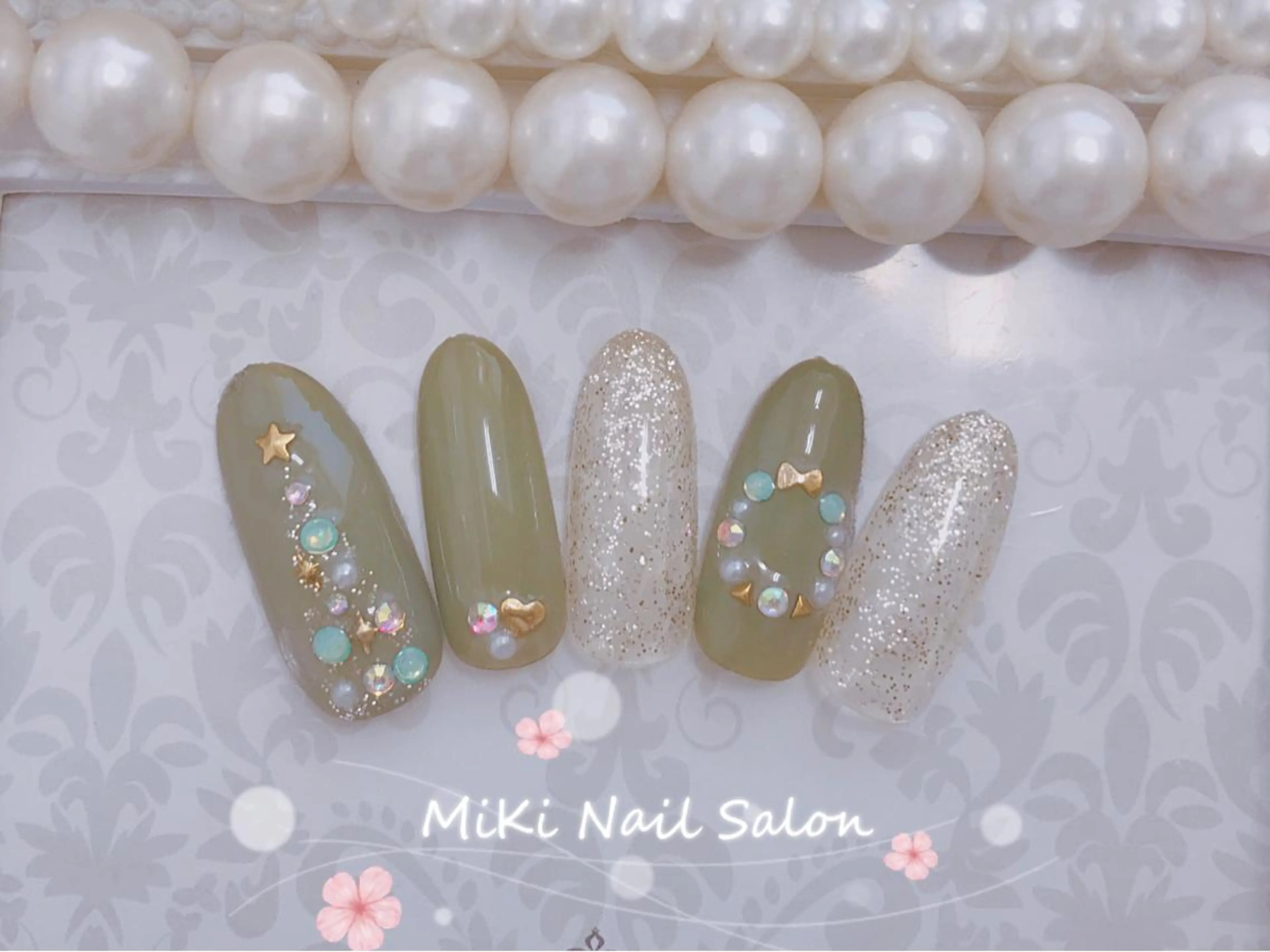 ネイル MiKi Nai池袋 長さだし得意のネイルデザイン